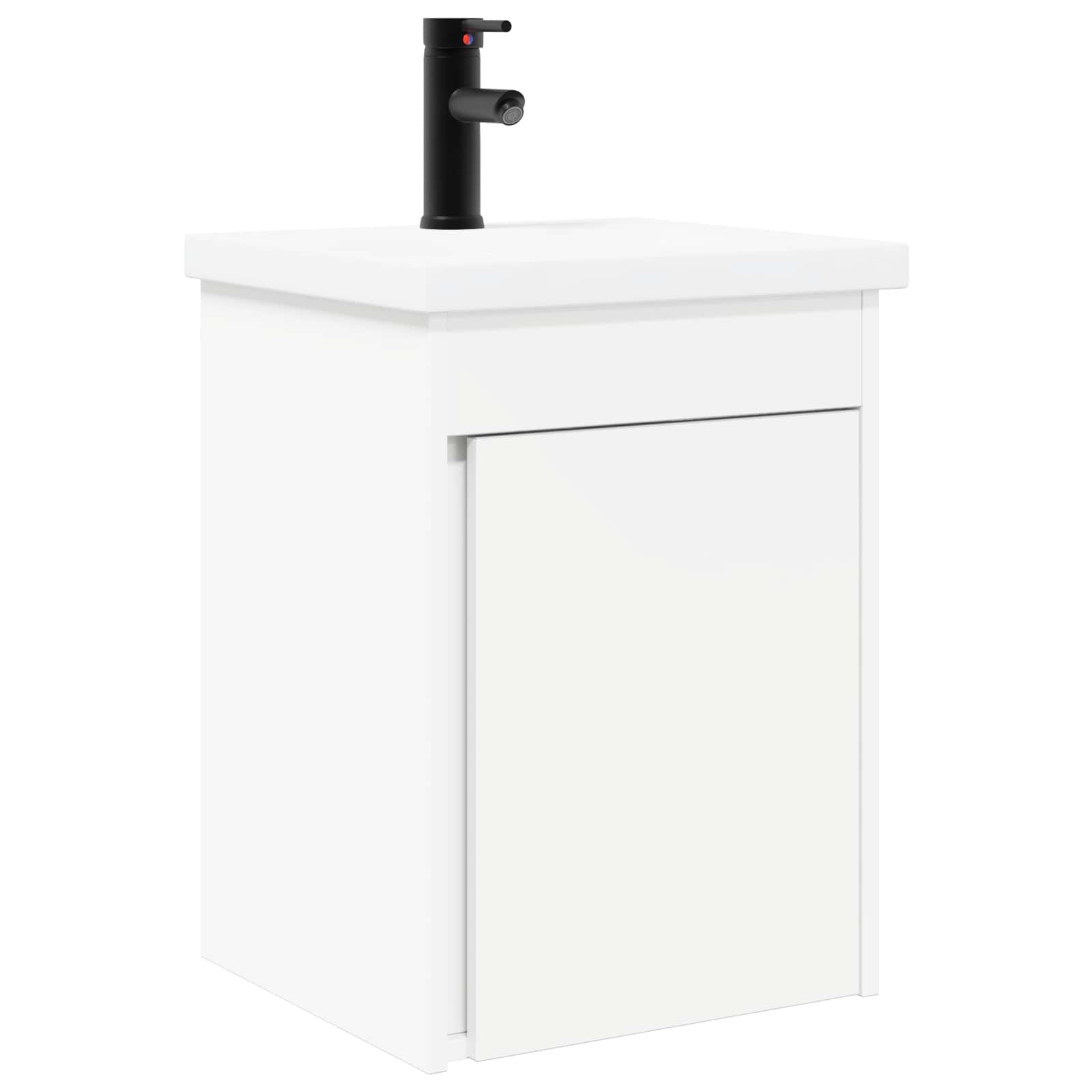 Vannitoa vanityüksus segistiga Valge 42 x 40 x 74,5 cm