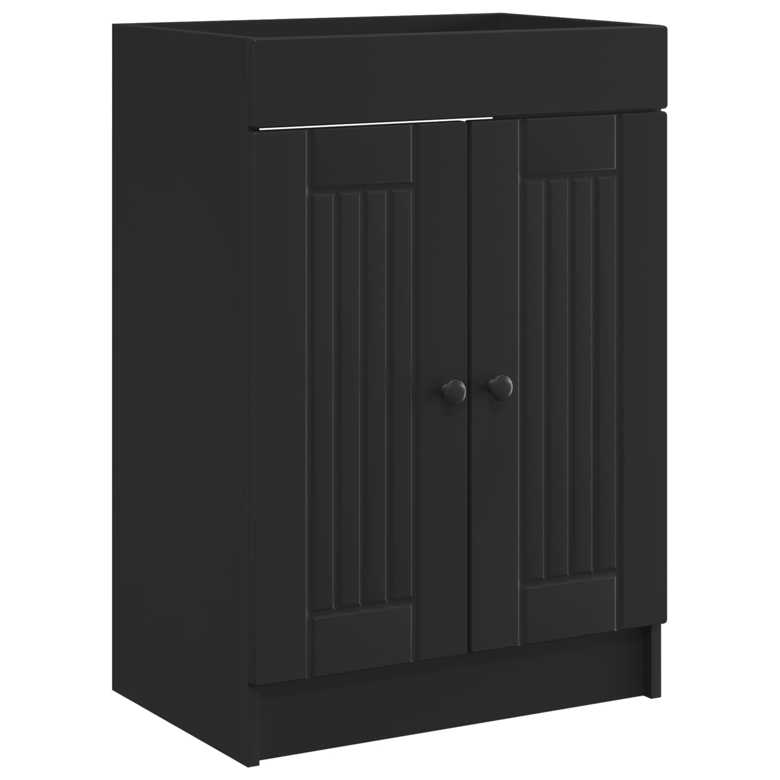 Vannitoa all oleva kraani kapp Must 78,5 x 37,5 x 81 cm