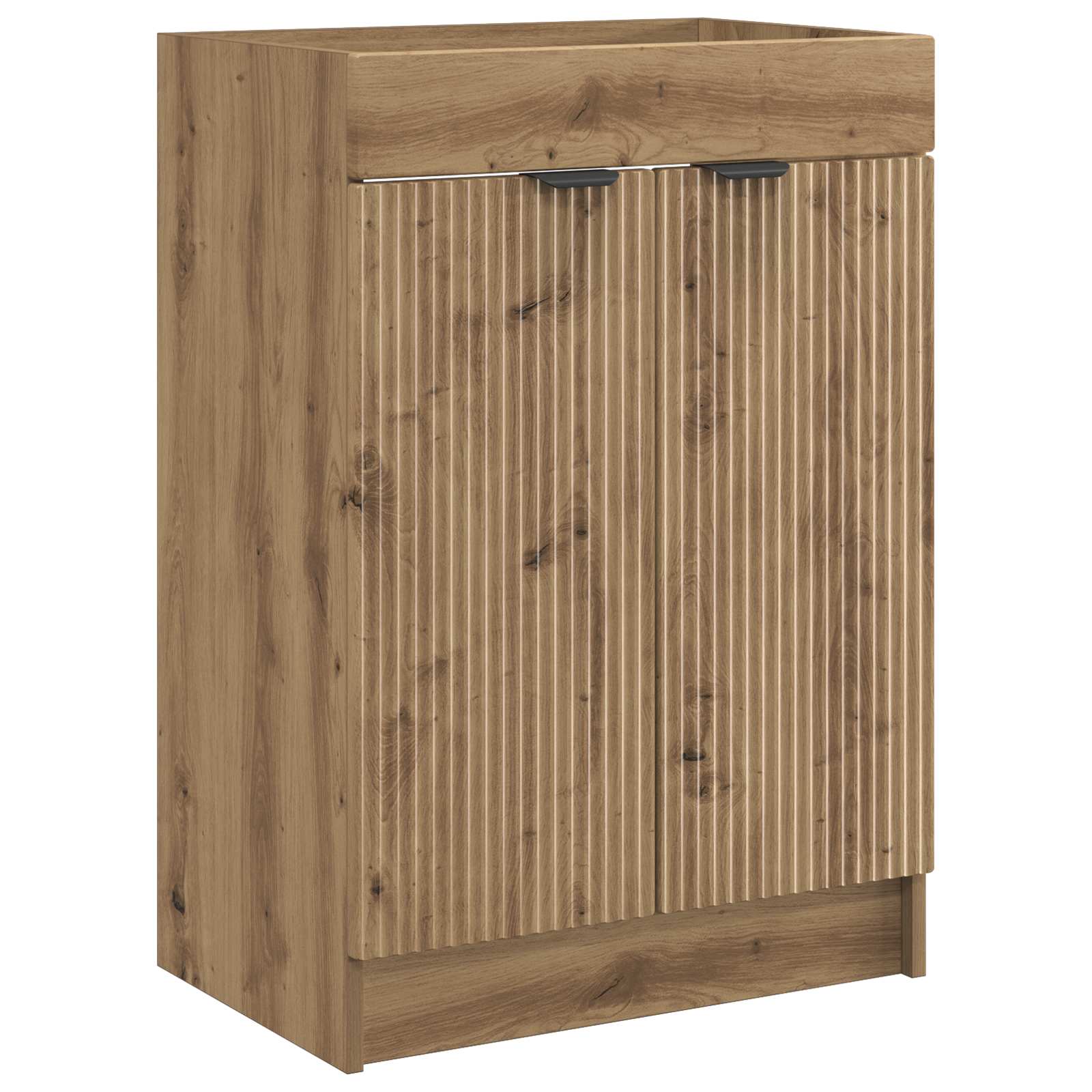Vannitoa all oleva kraani kapp Artisan tamm 56 x 37,5 x 81 cm