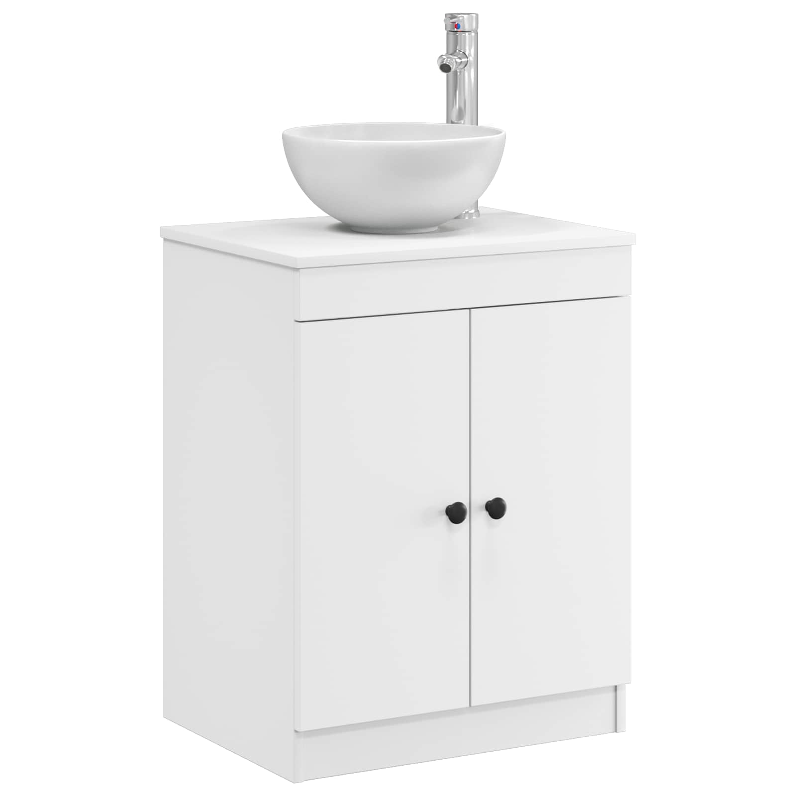 Vannitoa kapp Valge 54 x 41 x 70 cm Tehispuit