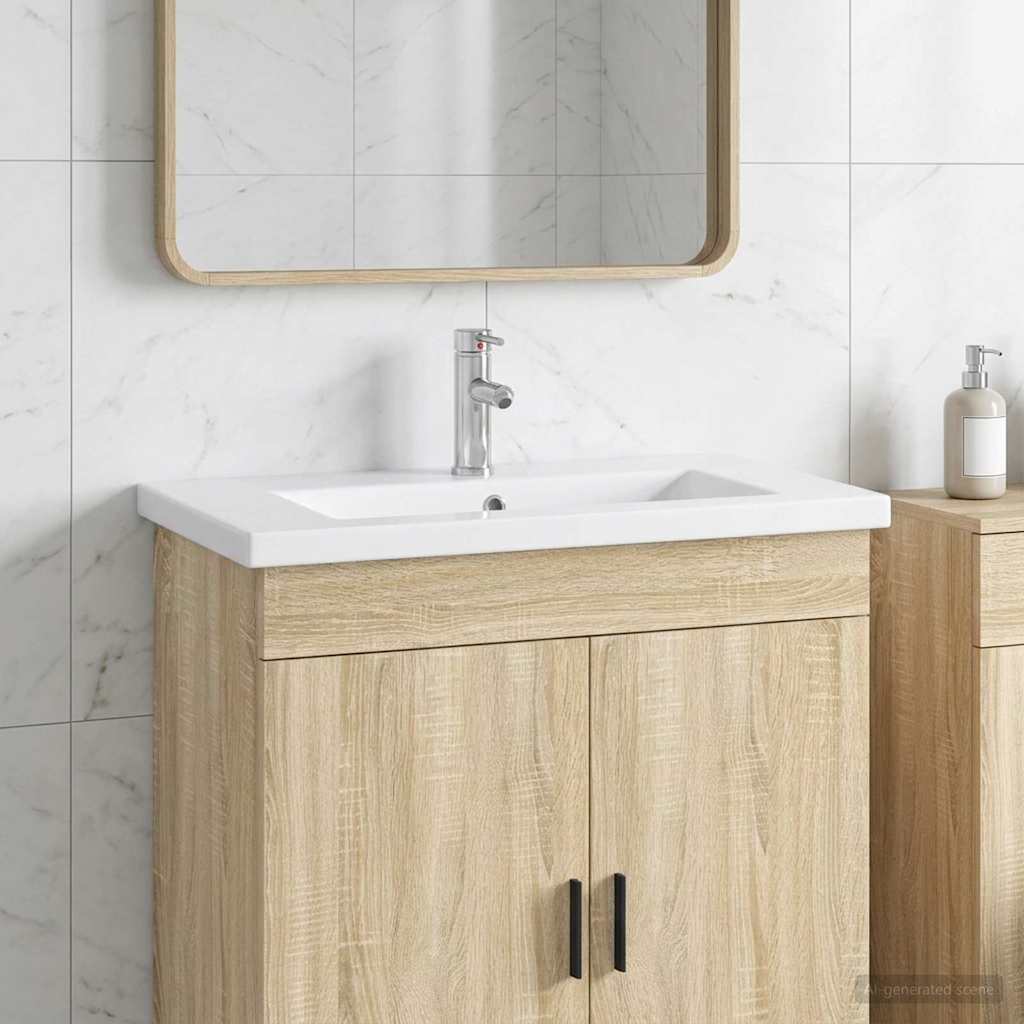 Vannitoa pesu kauss Kroom 81 x 40 x 17,5 cm Metall