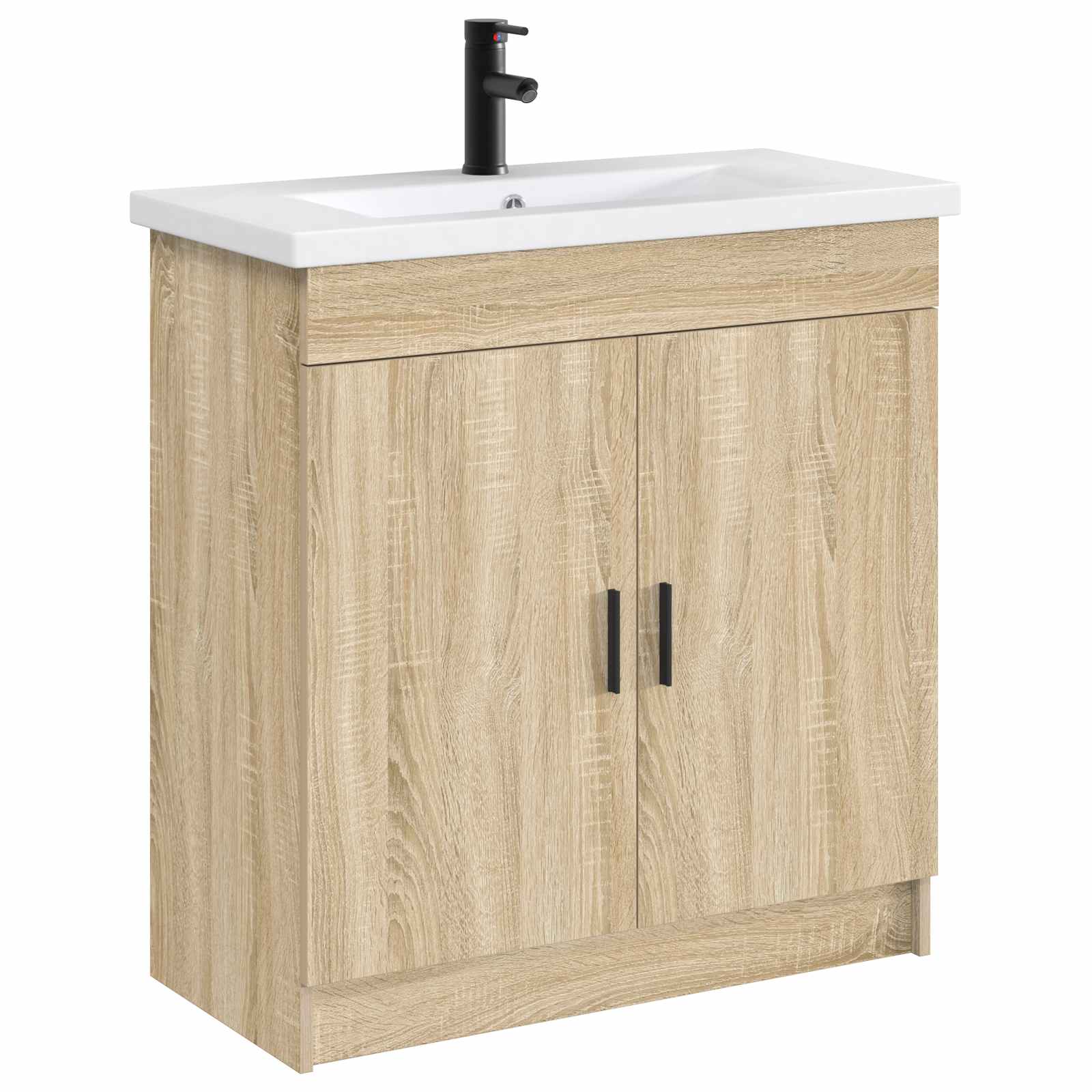 Vannitoa pesu kauss Matt must 81 x 40 x 17,5 cm Metall