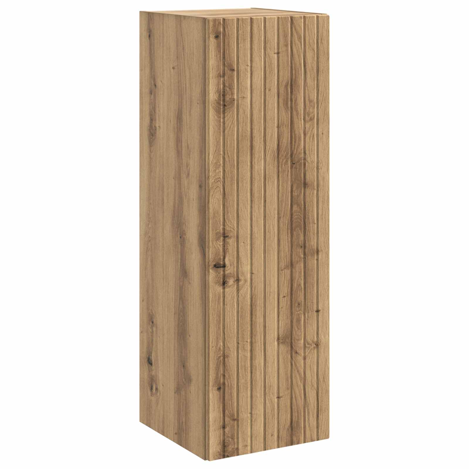 Seinale kinnitatav vannitoikapp Artisan tamm 33 x 34,5 x 60 cm