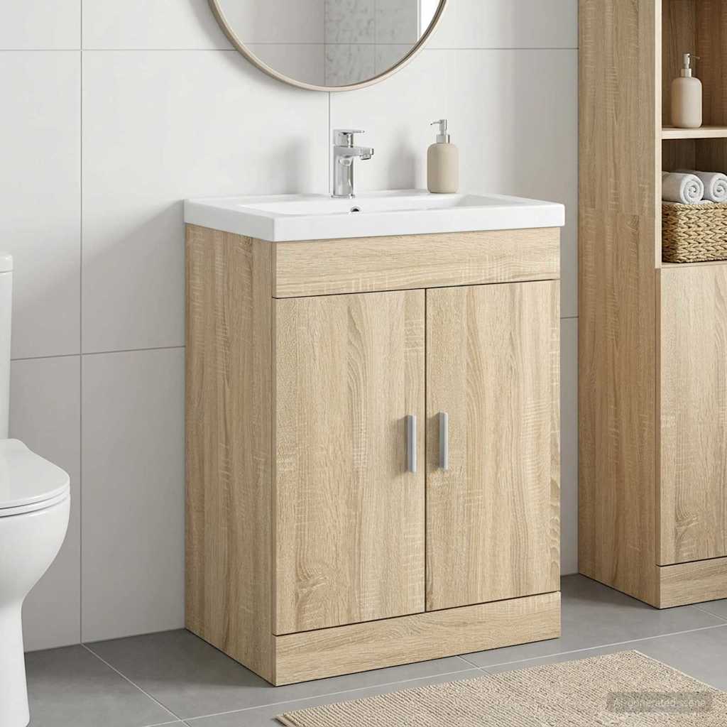 Vannitoa all oleva kraani kapp Sonoma tamm 78,5 x 37,5 x 81 cm