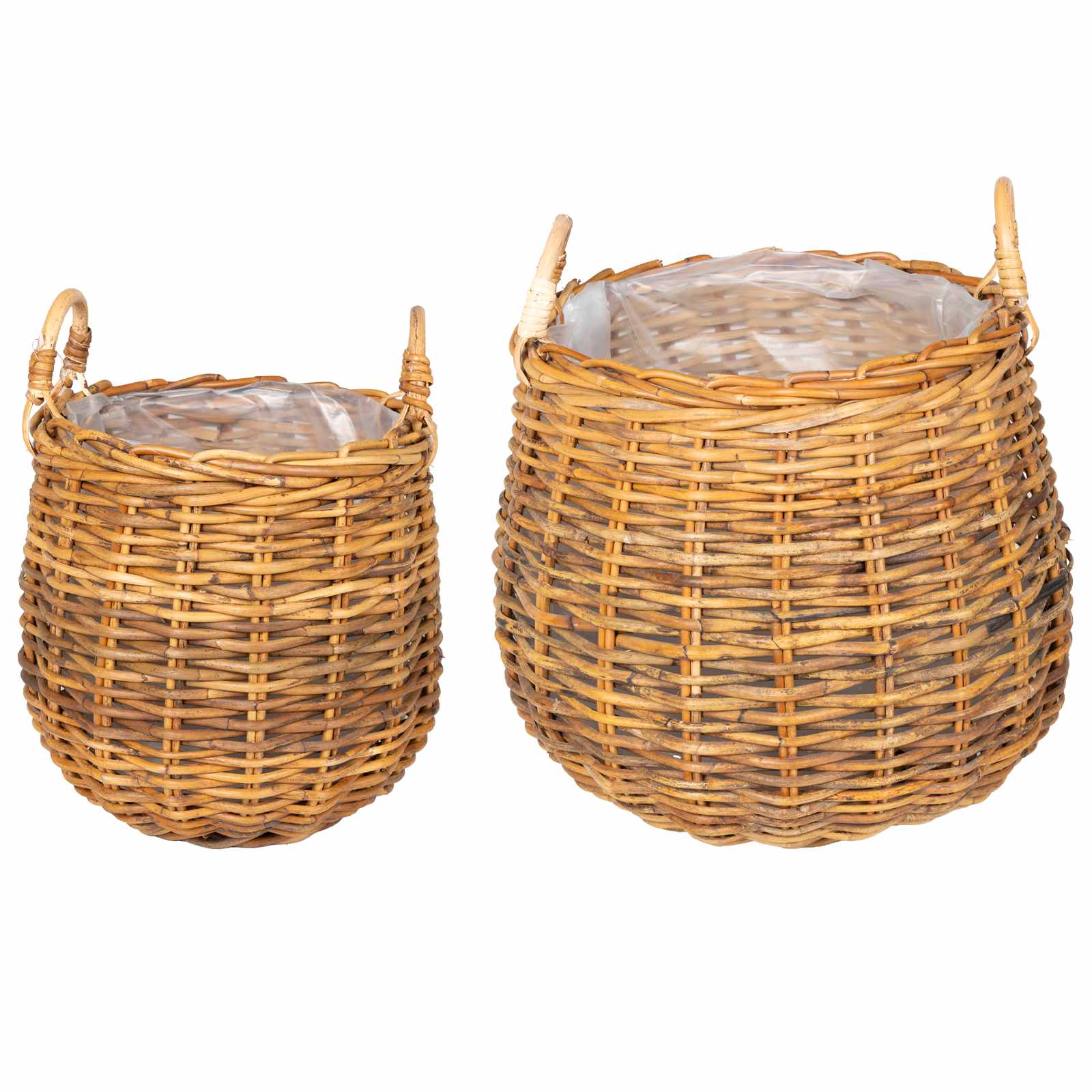 Istutuskorv GENDT 2 tk Looduslik pruun Kubu rattan