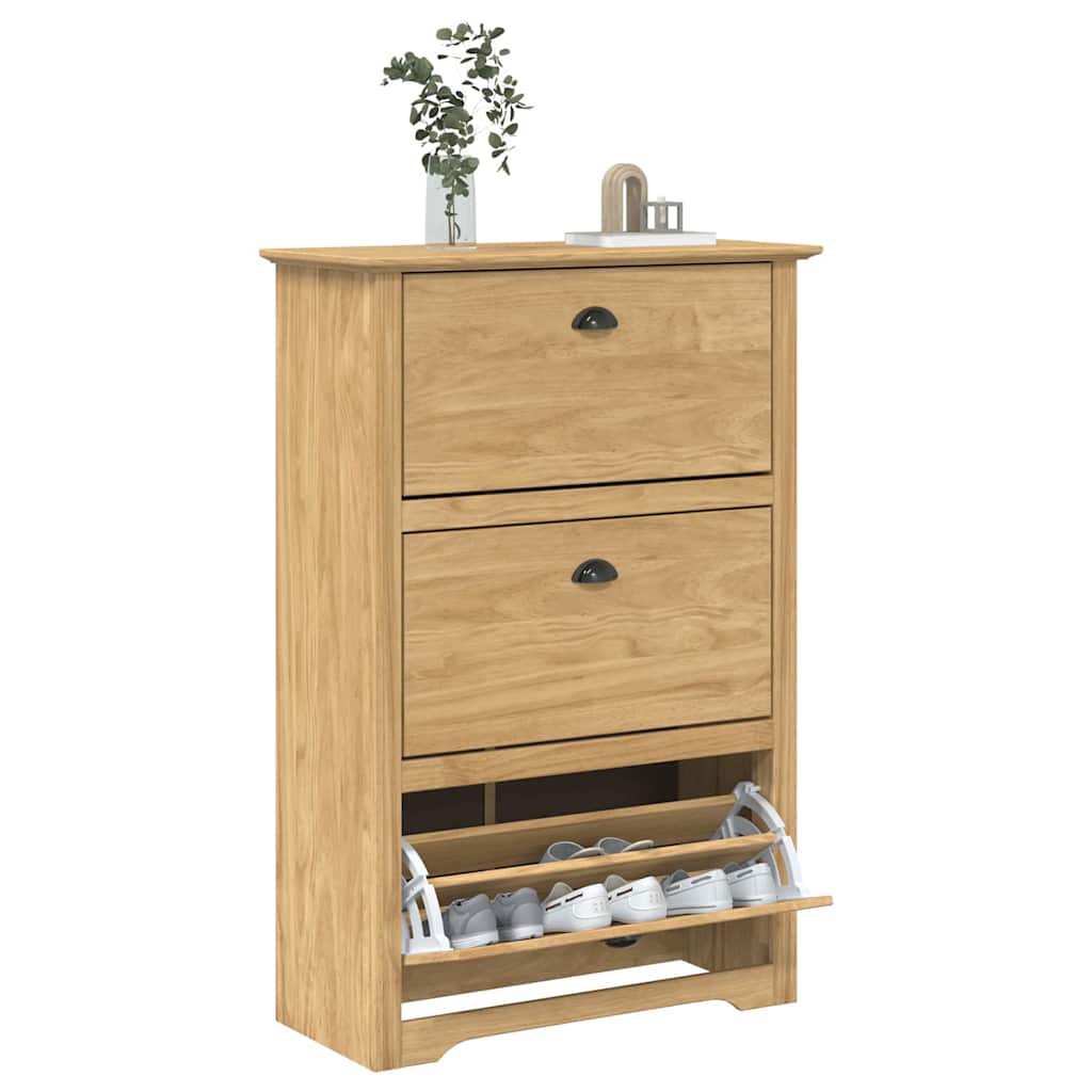 Kingariiul BODO 80 x 35 x 118 cm Tehispuit Meepruun