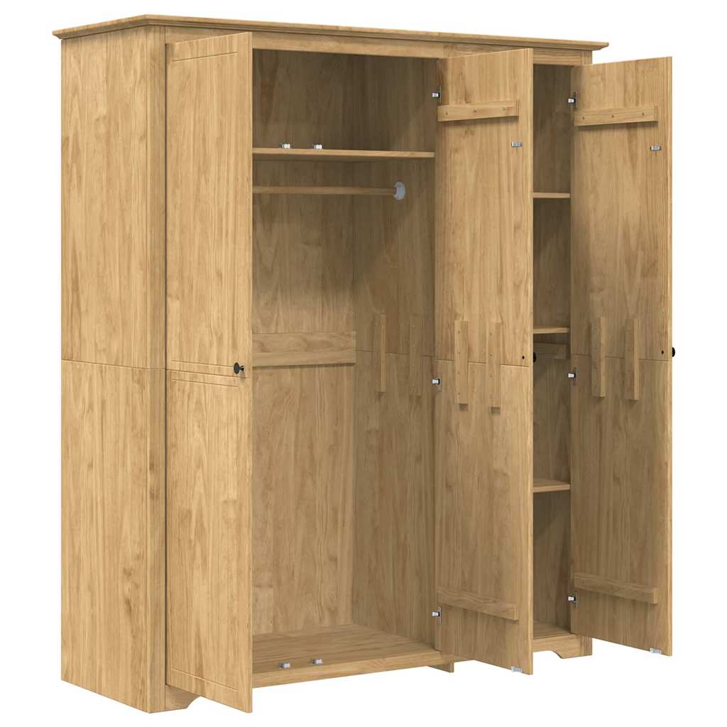 Garderoobikapp BODO Meepruun 146 x 53,5 x 173 cm Tehispuit