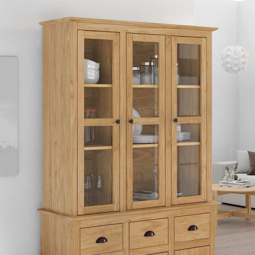 Kapp Klaasustega BODO Meepruun 115,5 x 38,5 x 118 cm