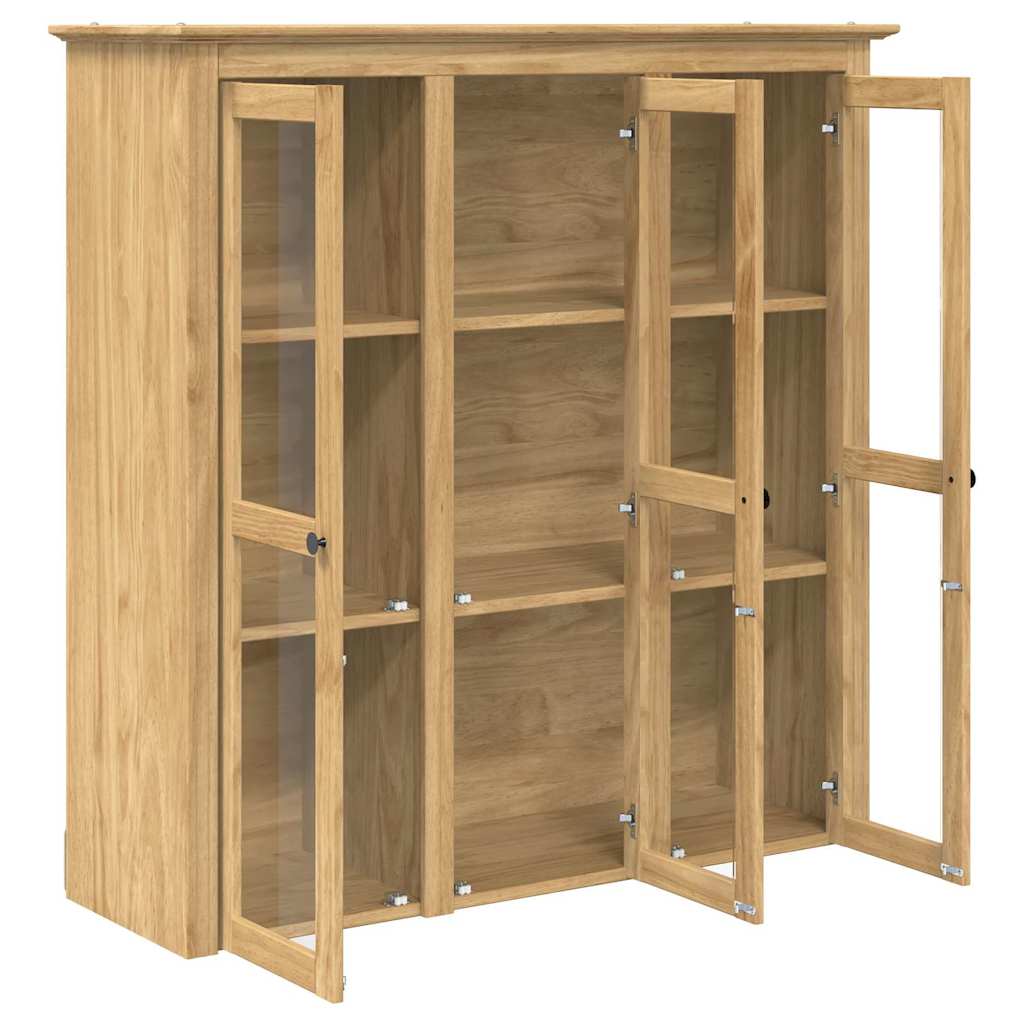 Kapp Klaasustega BODO Meepruun 115,5 x 38,5 x 118 cm