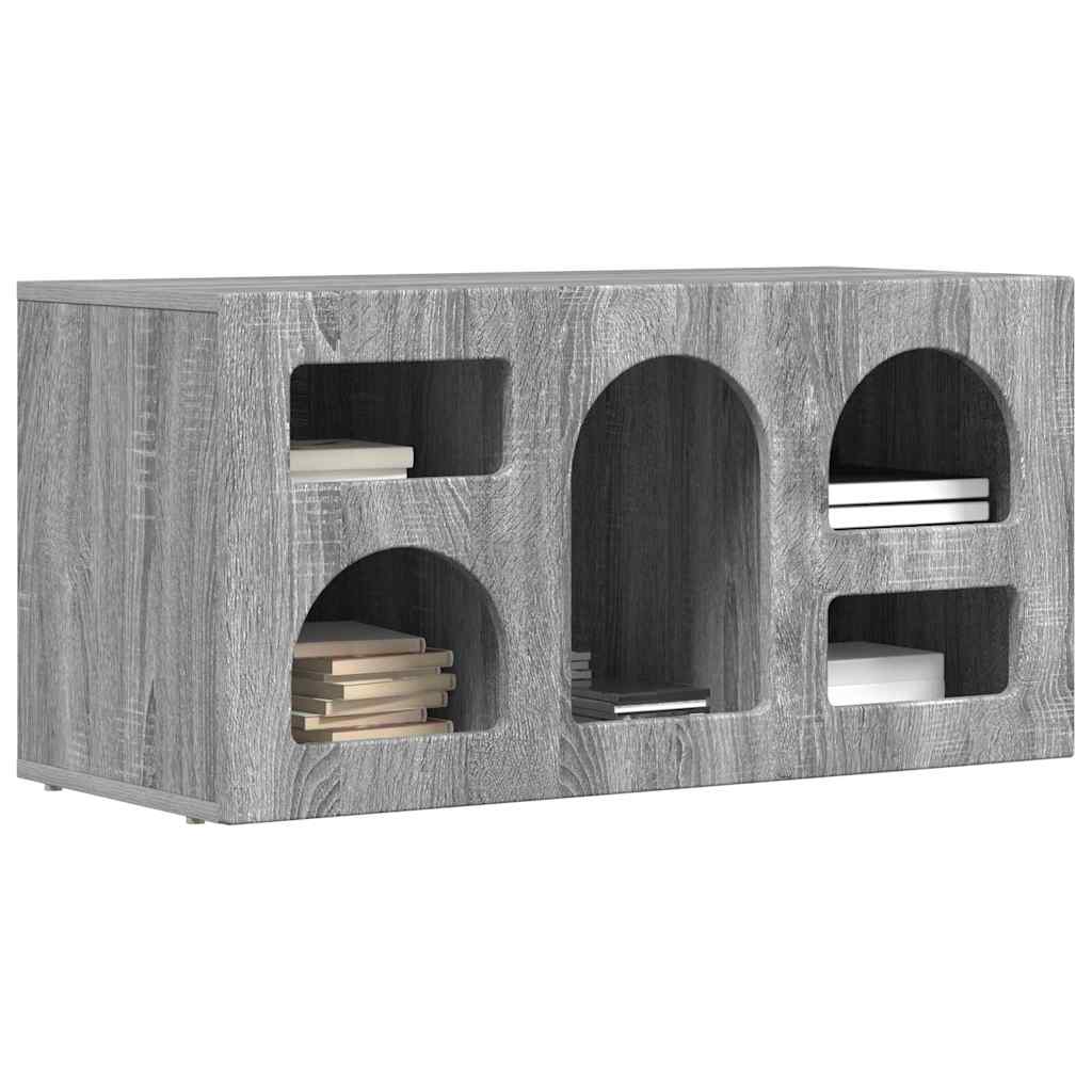 Telerikapp ELST 80 x 35 x 40 cm Hall Sonoma Tehispuit