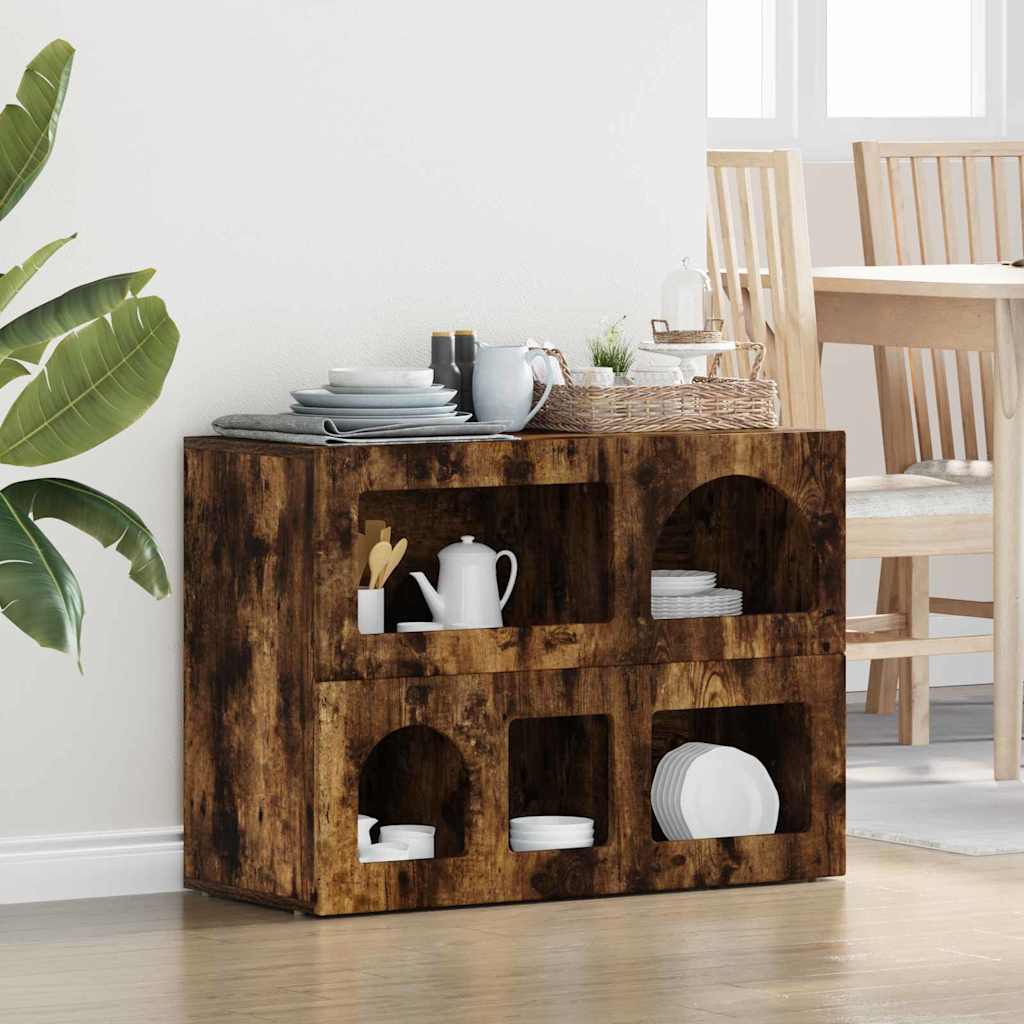 Kõide ELST Suitsutatud tamm 80.5 x 35 x 59 cm Tehispuit
