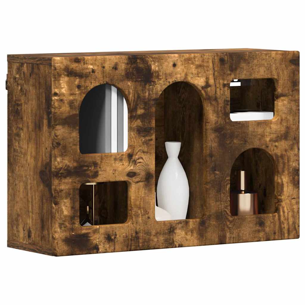 Seinakapp ELST Suitsutatud tamm 60 x 20 x 40 cm Tehispuit