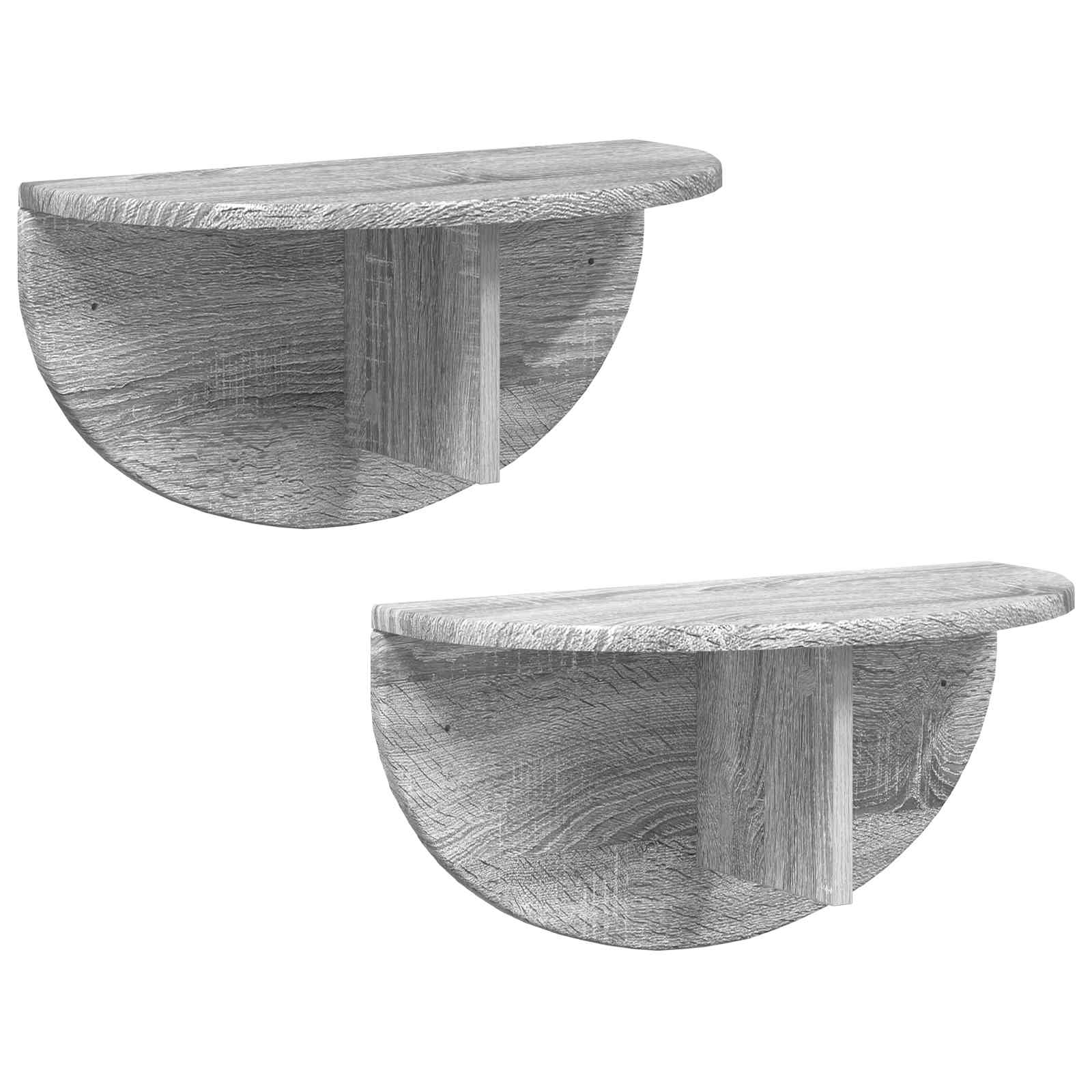 Seinariiul 2 tk Hall Sonoma 48 x 24 x 24 cm Tehispuit