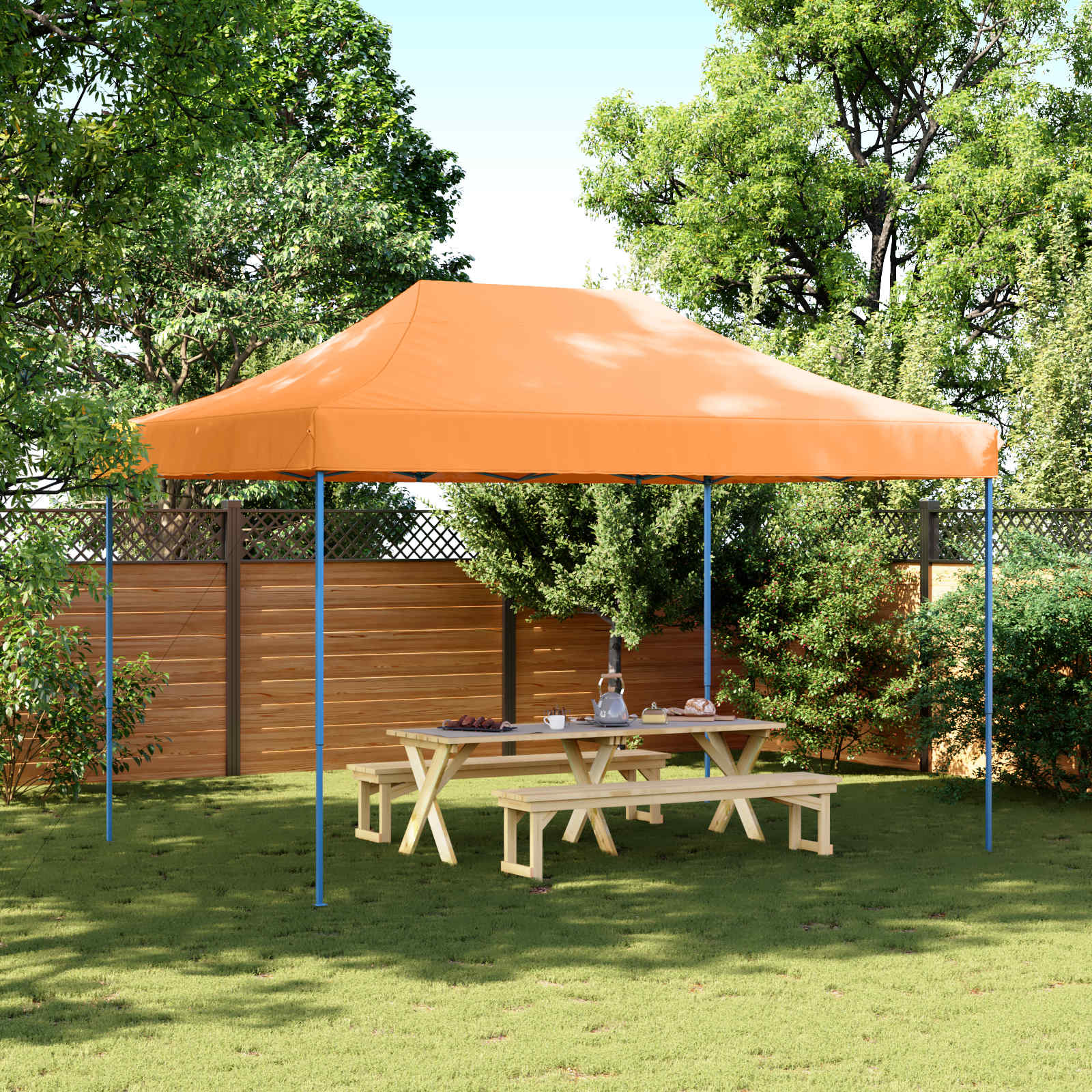 Pidutelgid 279 x 410 x 315 cm Oranž Oxfordi kangas