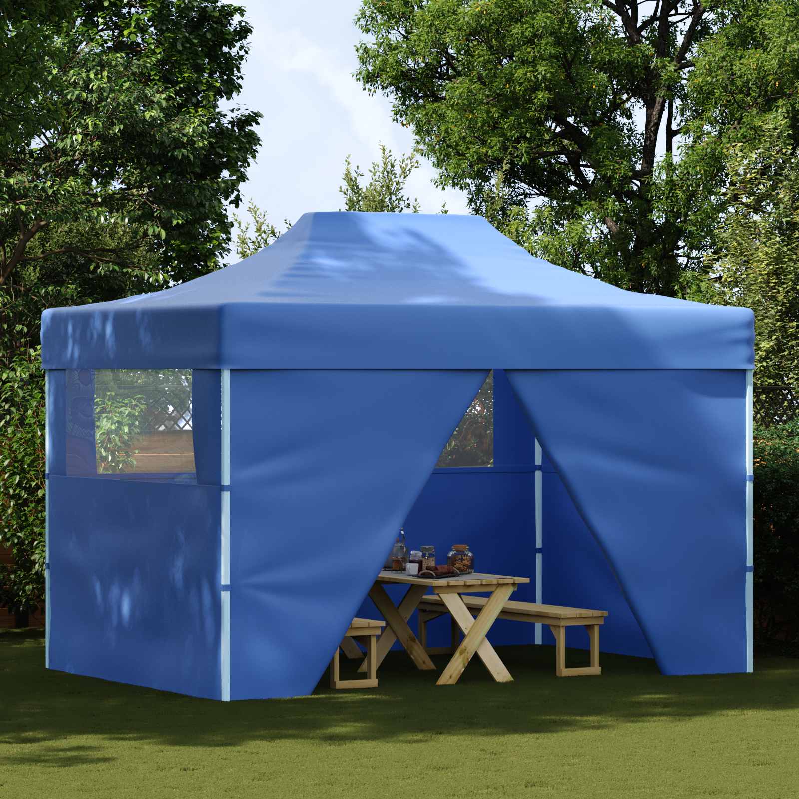 Pidutelgid 280 x 410 x 315 cm Sinine Oxfordi kangas