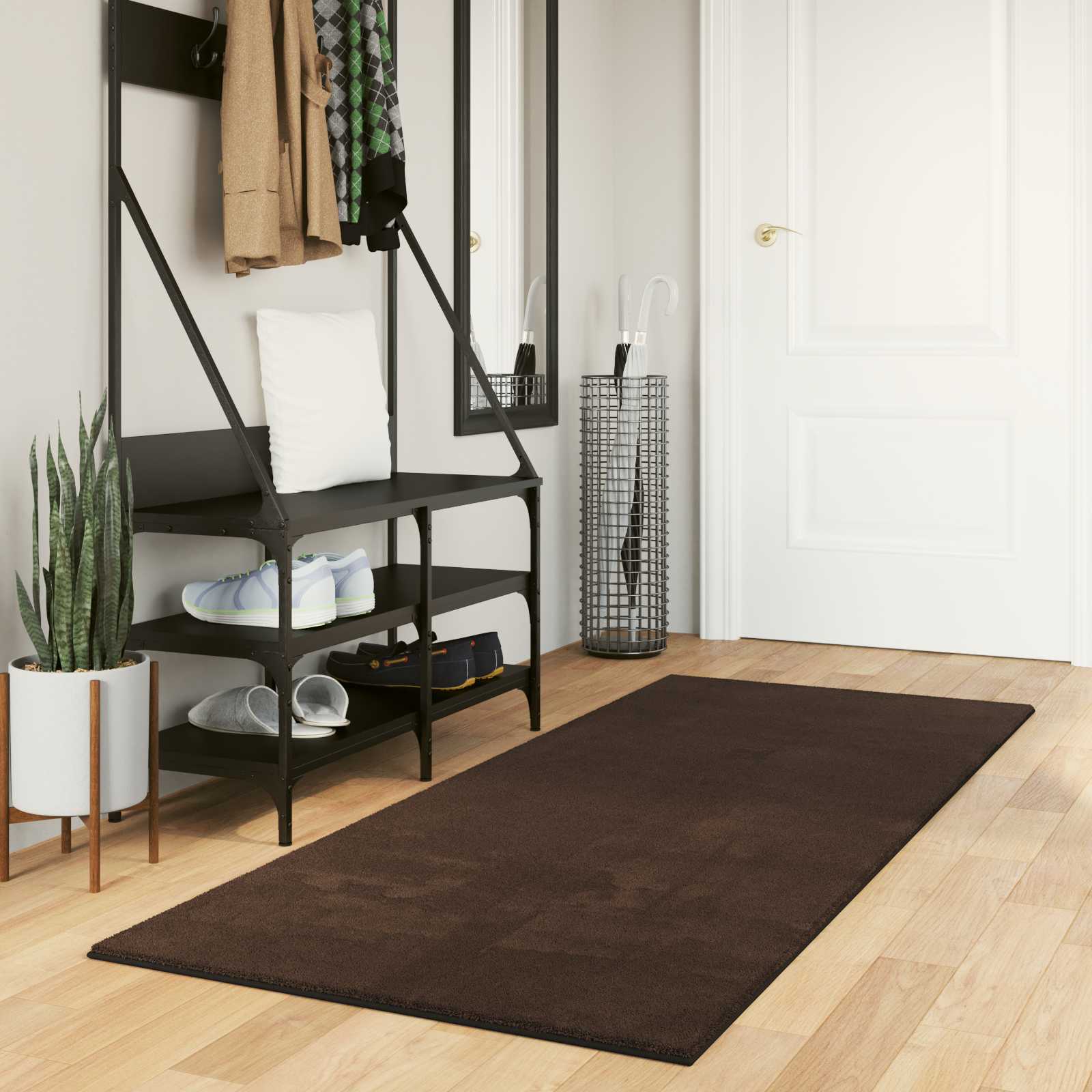 Kild HUARTE Pruun 80 x 200 cm 100% Polüester Lame