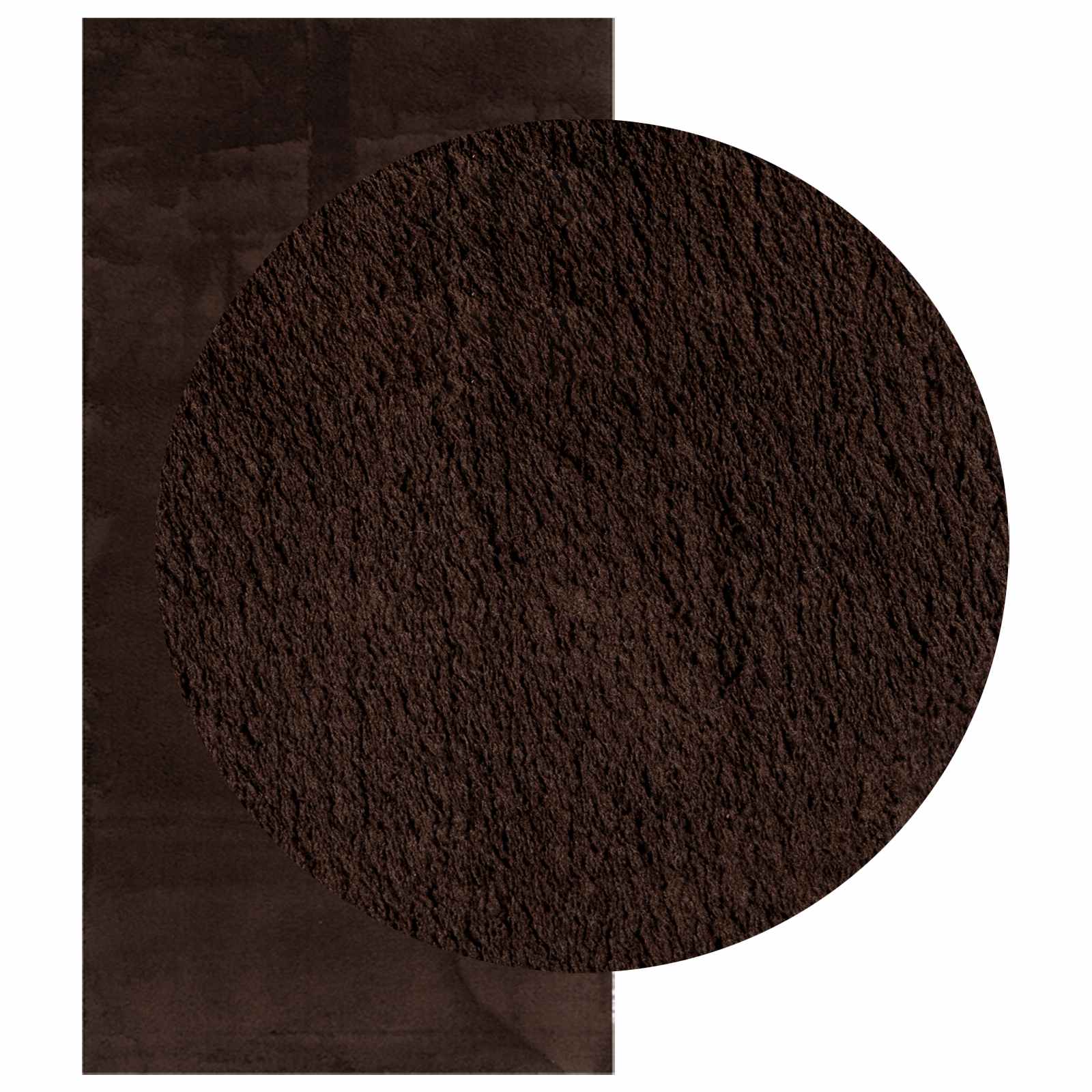 Kild HUARTE Pruun 100 x 200 cm 100% Polüester Lame