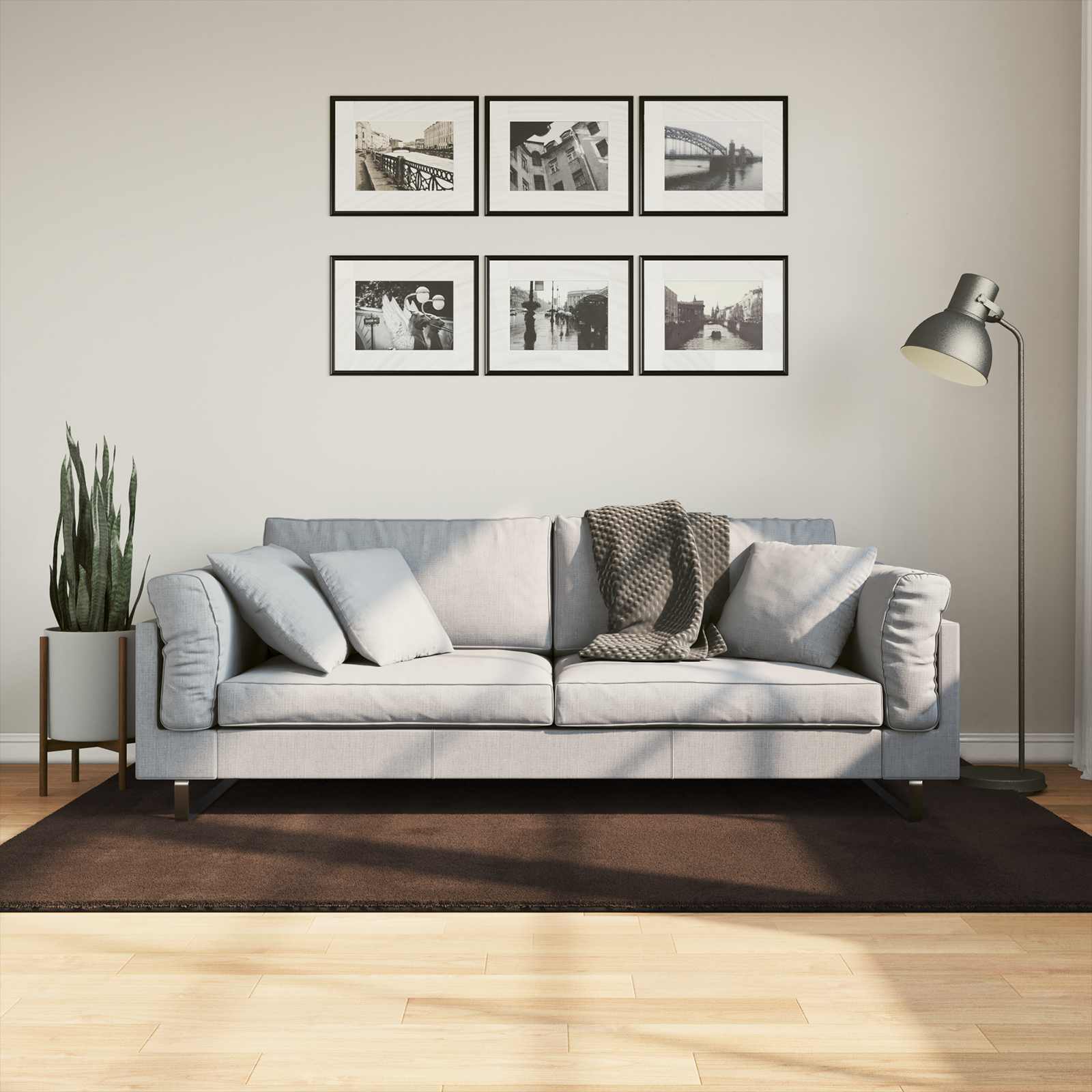 Kild HUARTE Pruun 120 x 170 cm 100% Polüester Lame