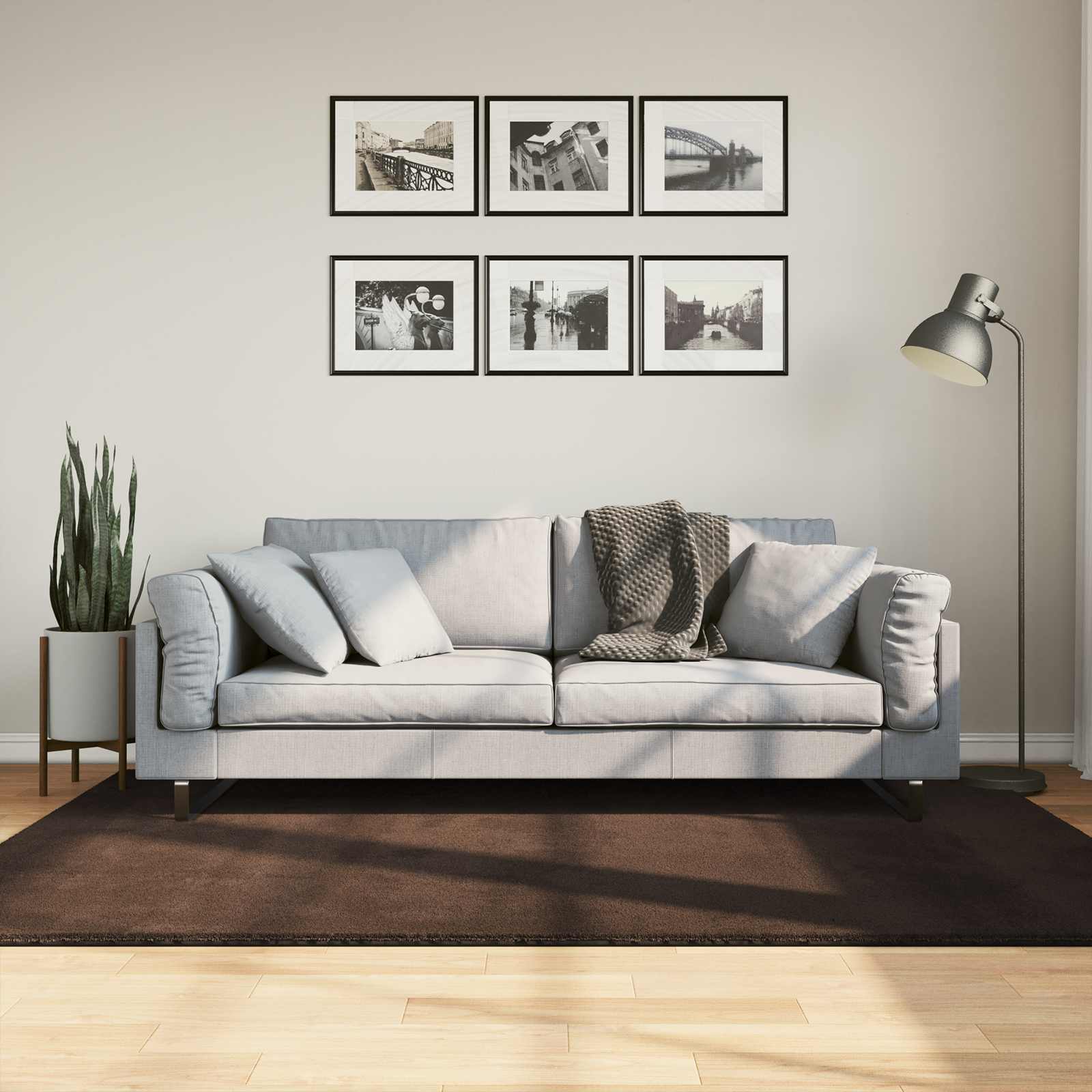 Kild HUARTE Pruun 140 x 200 cm 100% Polüester Lame