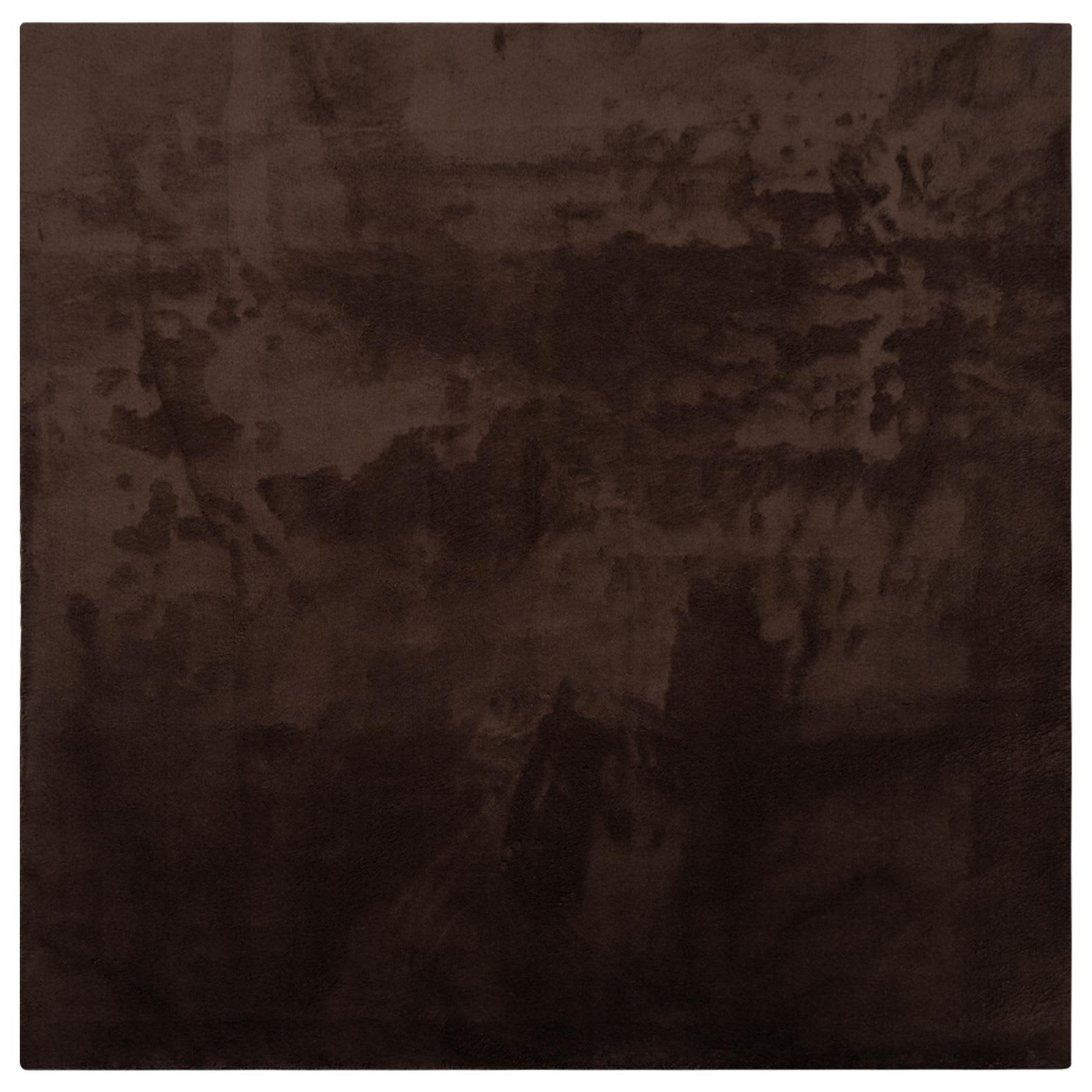 Keskmine vaip pehme ja pestav HUARTE Pruun 120 x 120 cm