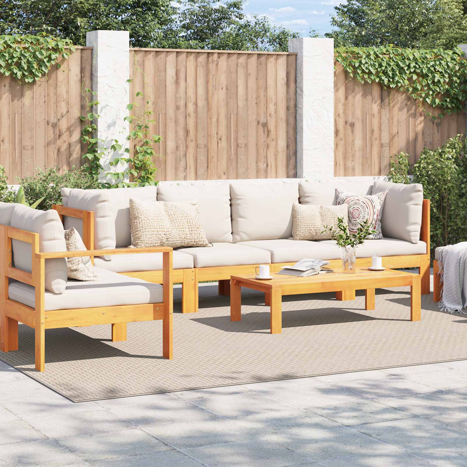 Alavaibad Ristkülik FARO cream 340 x 240 cm Polüester