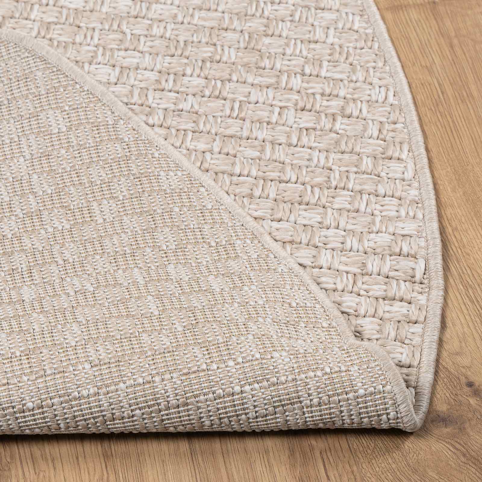 Alavaibad Ümmargune FARO cream Ø 200 CM Polüester