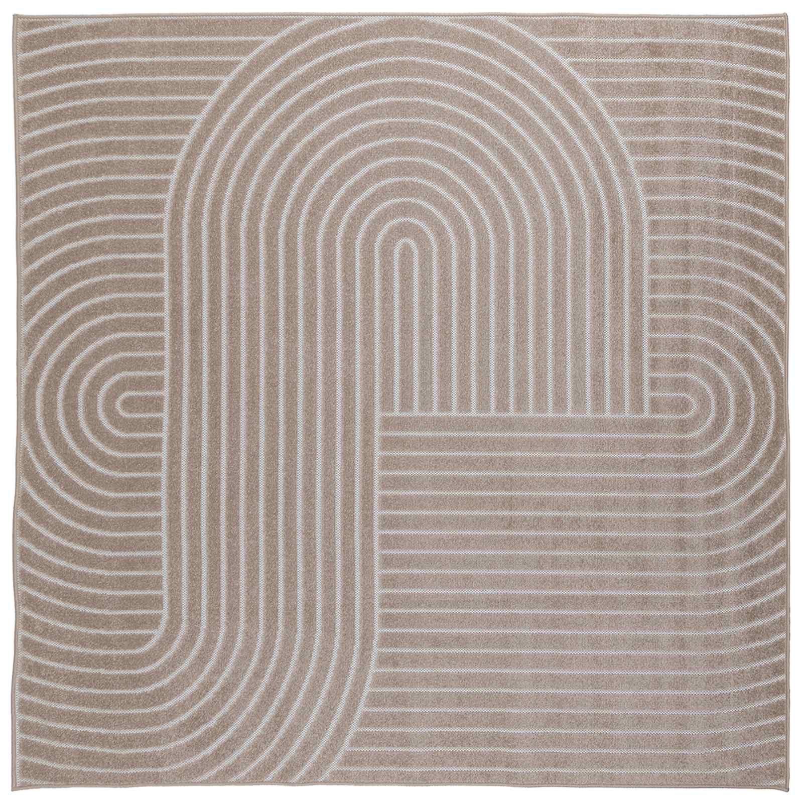 Siseruumide ja välitingimuste vaip PALMERAS Beež 120 x 120 cm