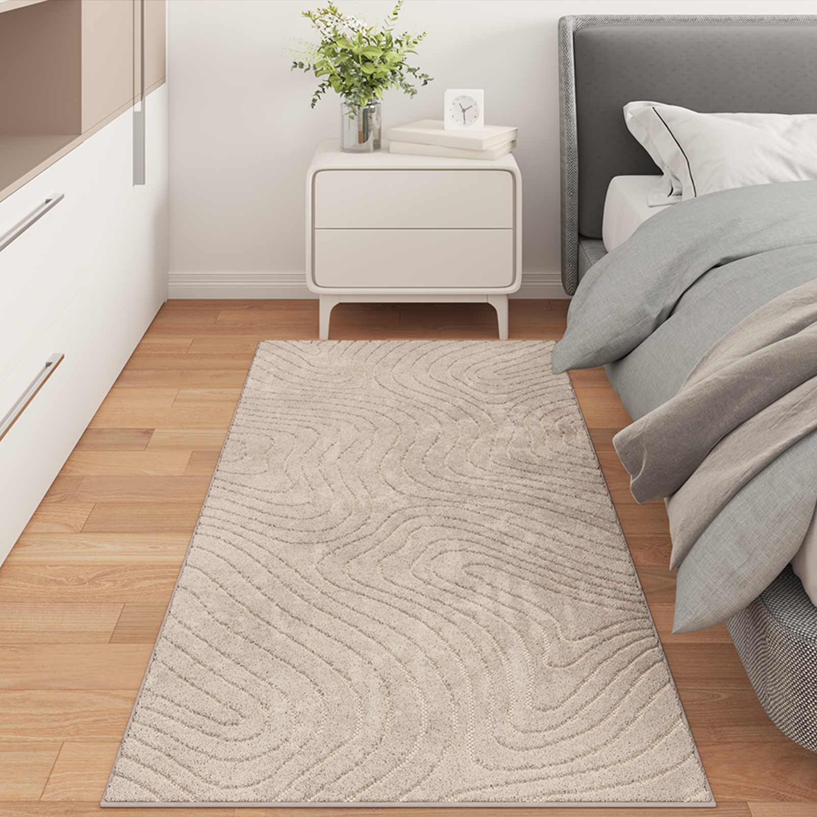 Alavaibad Ristkülik PALMERAS Beež 80 x 200 cm Polüester
