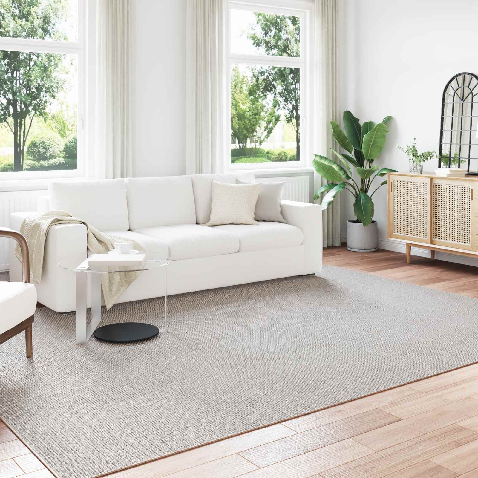 Siseruumide vaip LUGO Kreemjas 200 x 280 cm Polüester