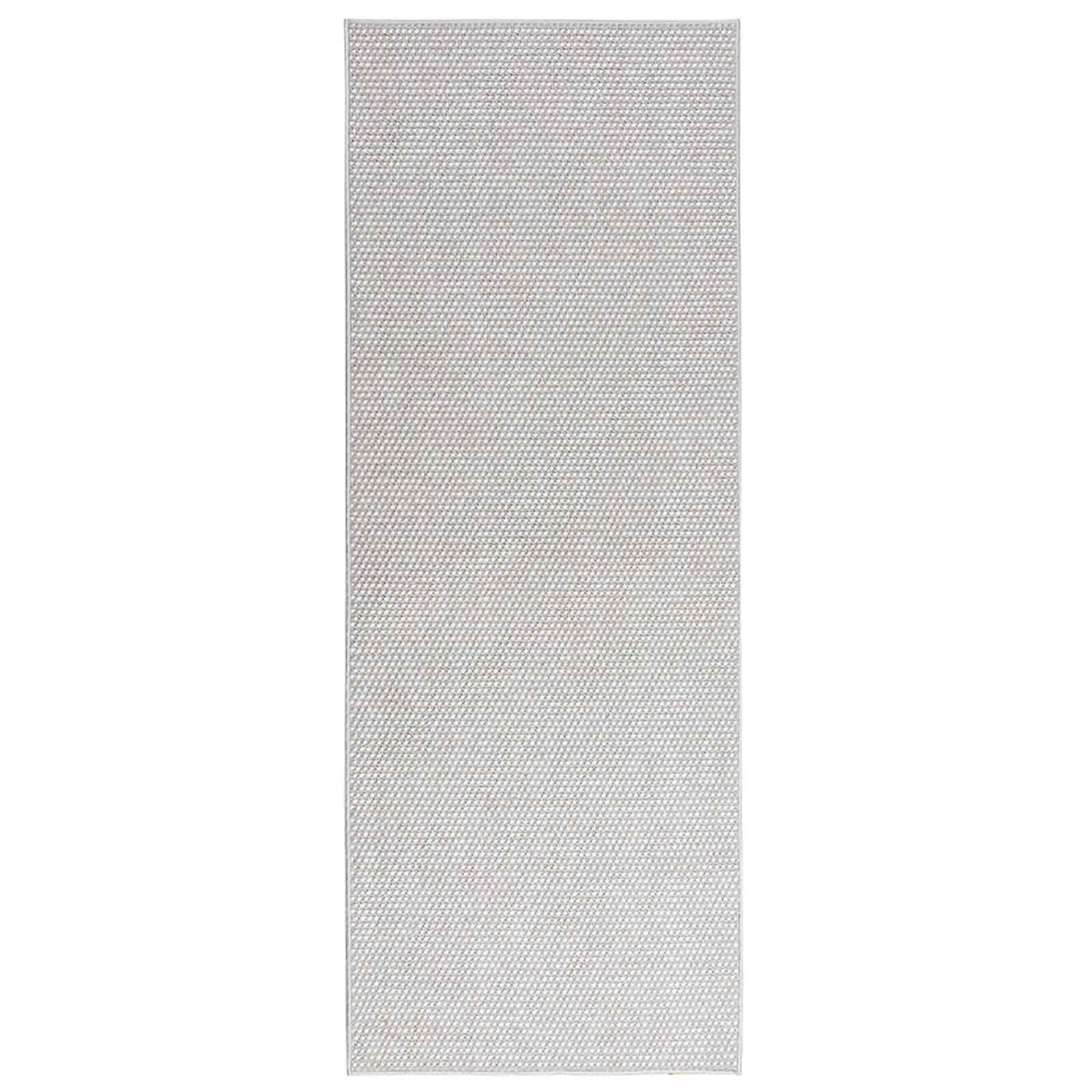 Siseruumide vaip LUGO Kreem ja hall 80 x 200 cm Polüester