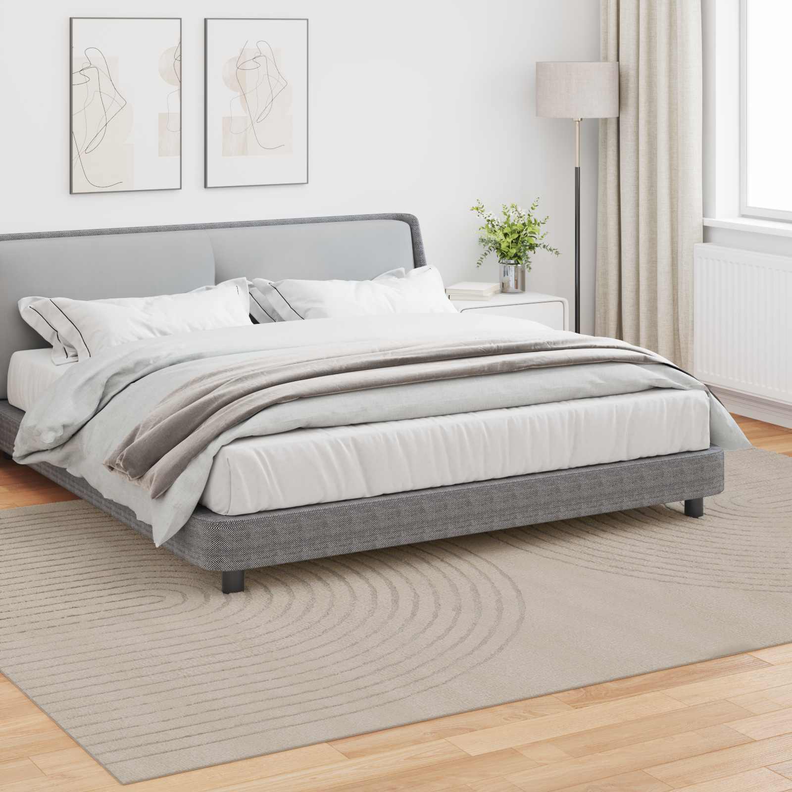 Siseruumide vaip GALATI Beež 200 x 280 cm Polüester Medium Pile