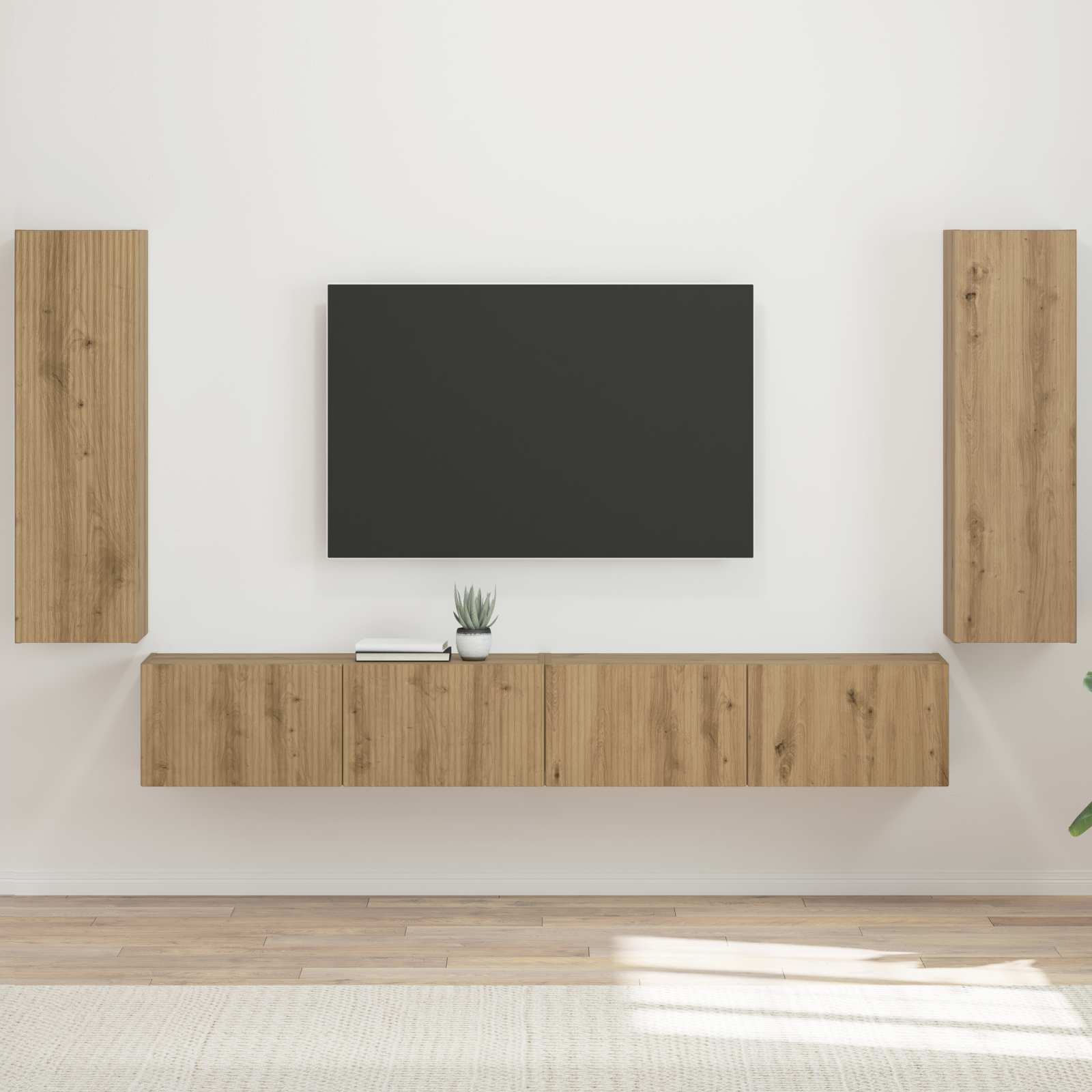 TV seinakapikomplekt 4 tk Käsitööpuu Tehispuit