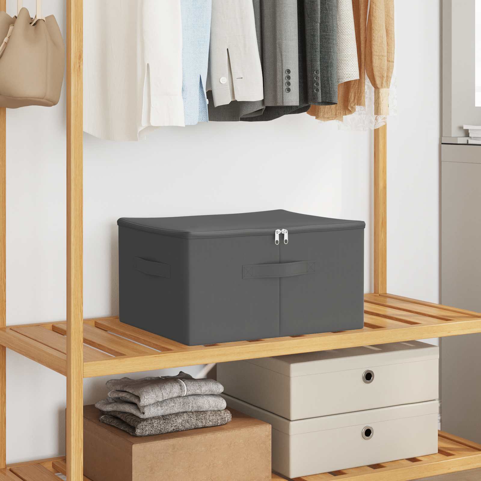 Salvestuskarp Mittekootud kangas 43 x 34 x 23 cm 33,6 L