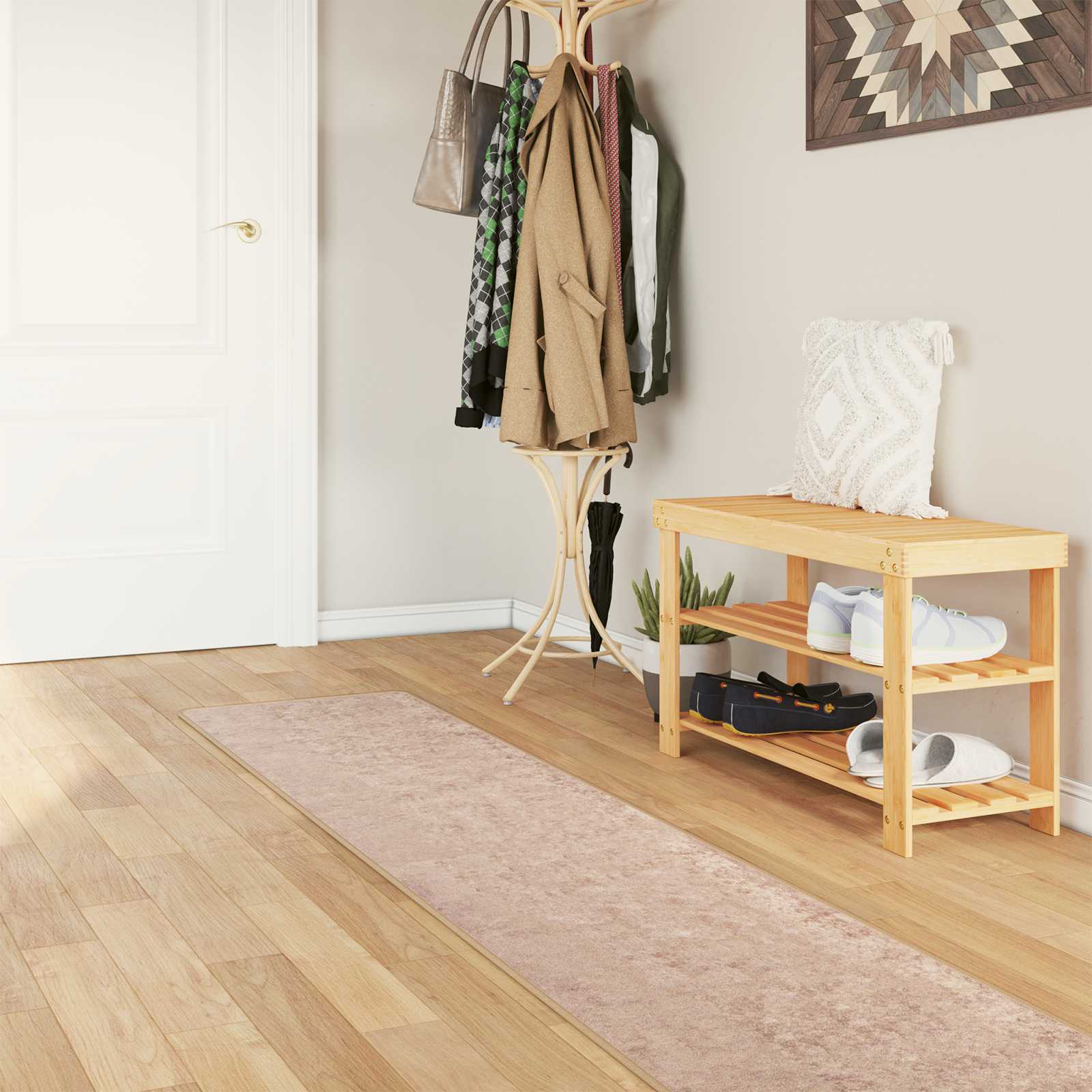 Vaip Rätikutoru MARSA Liivakarva 50 x 250 cm Polüester ja PVC