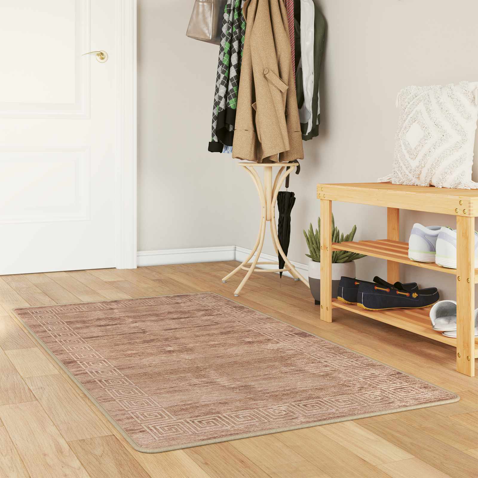 Vaip Rätikutoru MARSA Beež ja kuldne 80 x 100 cm