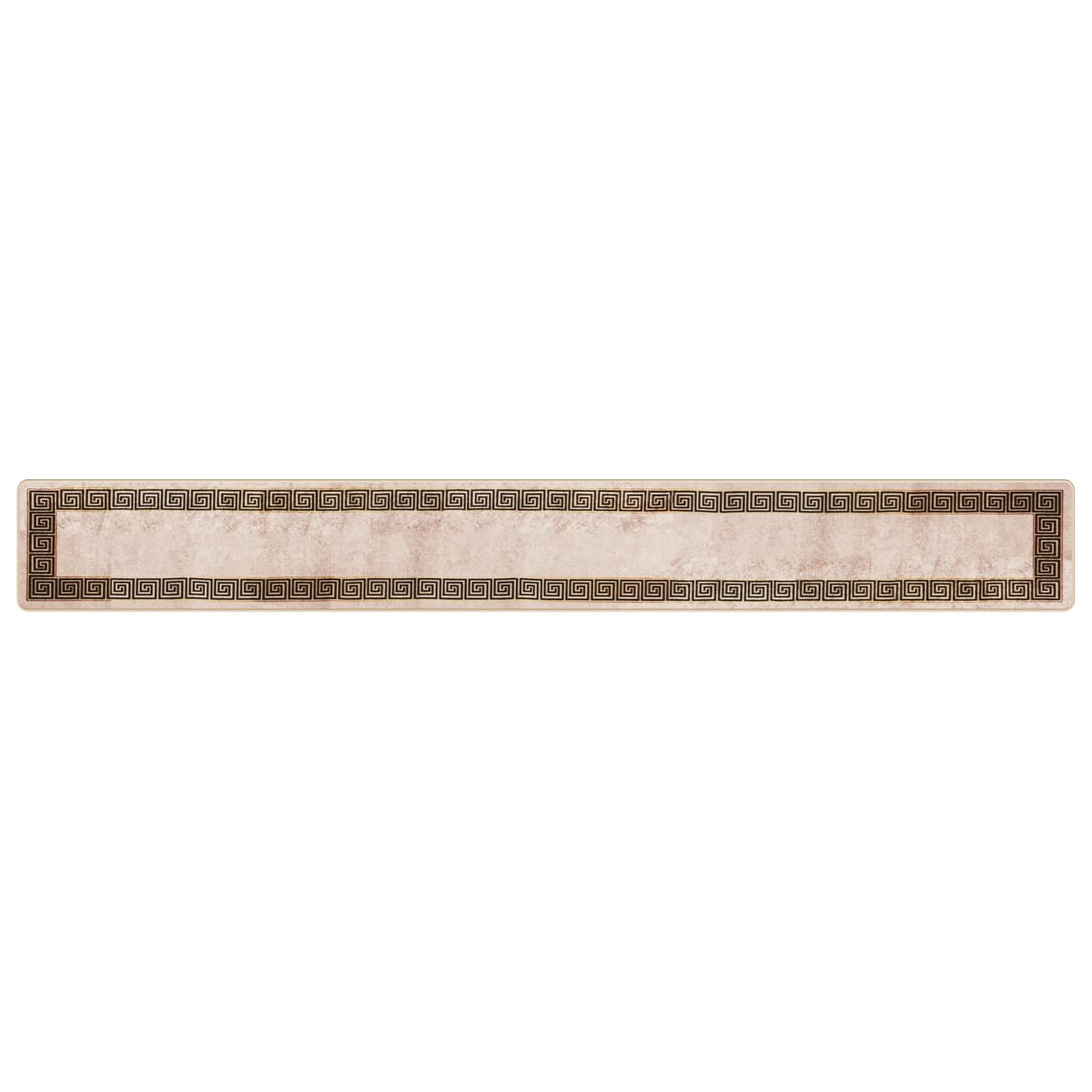 Vaip Rätikutoru MARSA Bež ja must 50 x 400 cm Polüester ja PVC