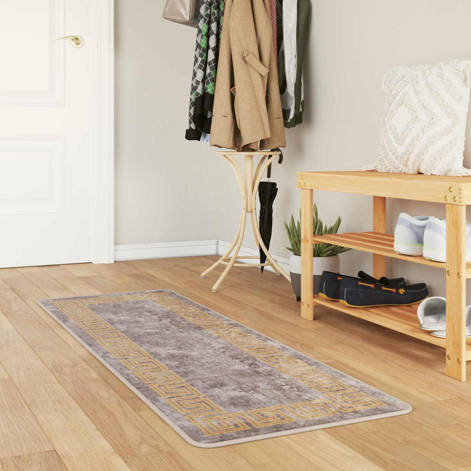 Vaip Rätikutoru MARSA Hall ja kuldne 50 x 200 cm