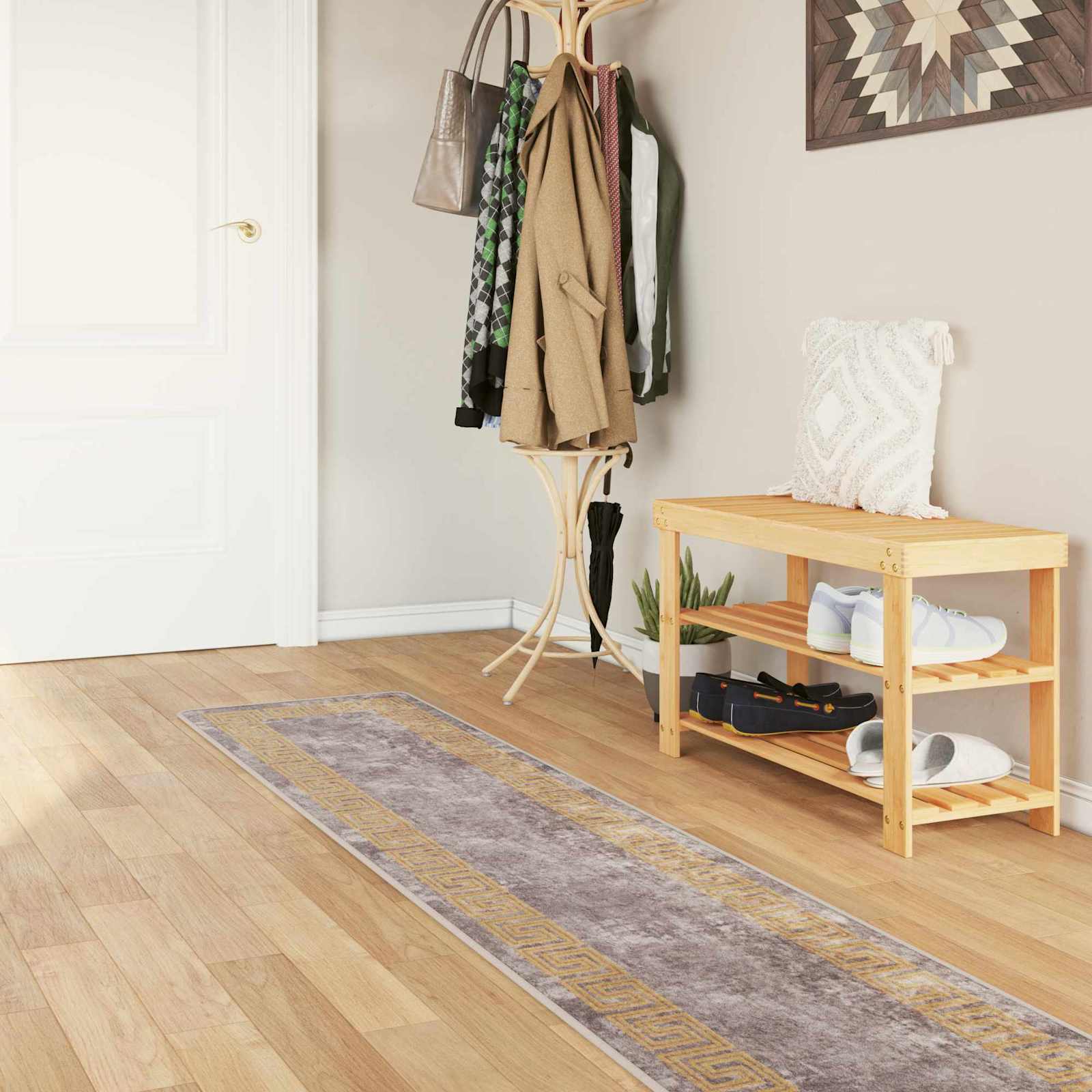 Vaip Rätikutoru MARSA Hall ja kuldne 50 x 450 cm