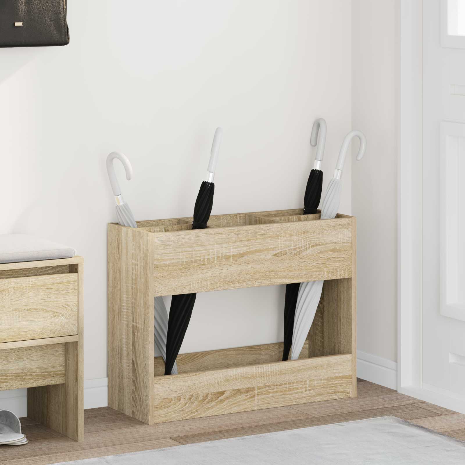 Hoidik ja riputustugi Sonoma tamm 65 x 24 x 50 cm Tehispuit