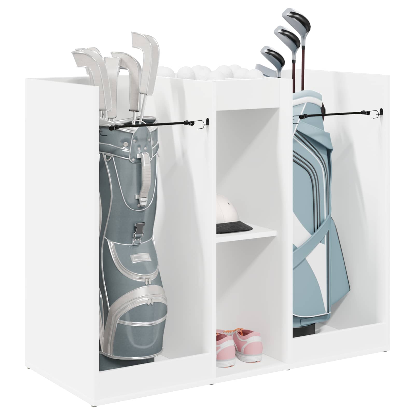 Golfikapp Üksvärviline Valge 102 x 45 x 85,5 cm