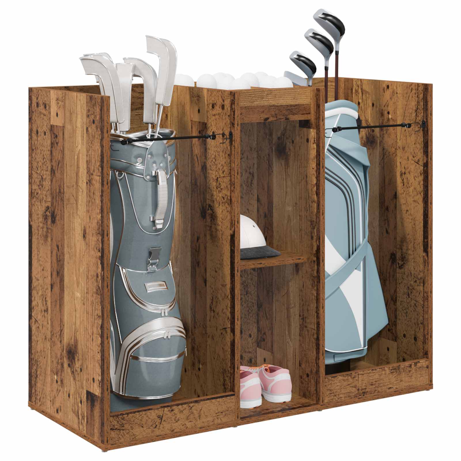 Golfikapp Üksvärviline Vana puit 102 x 45 x 85,5 cm