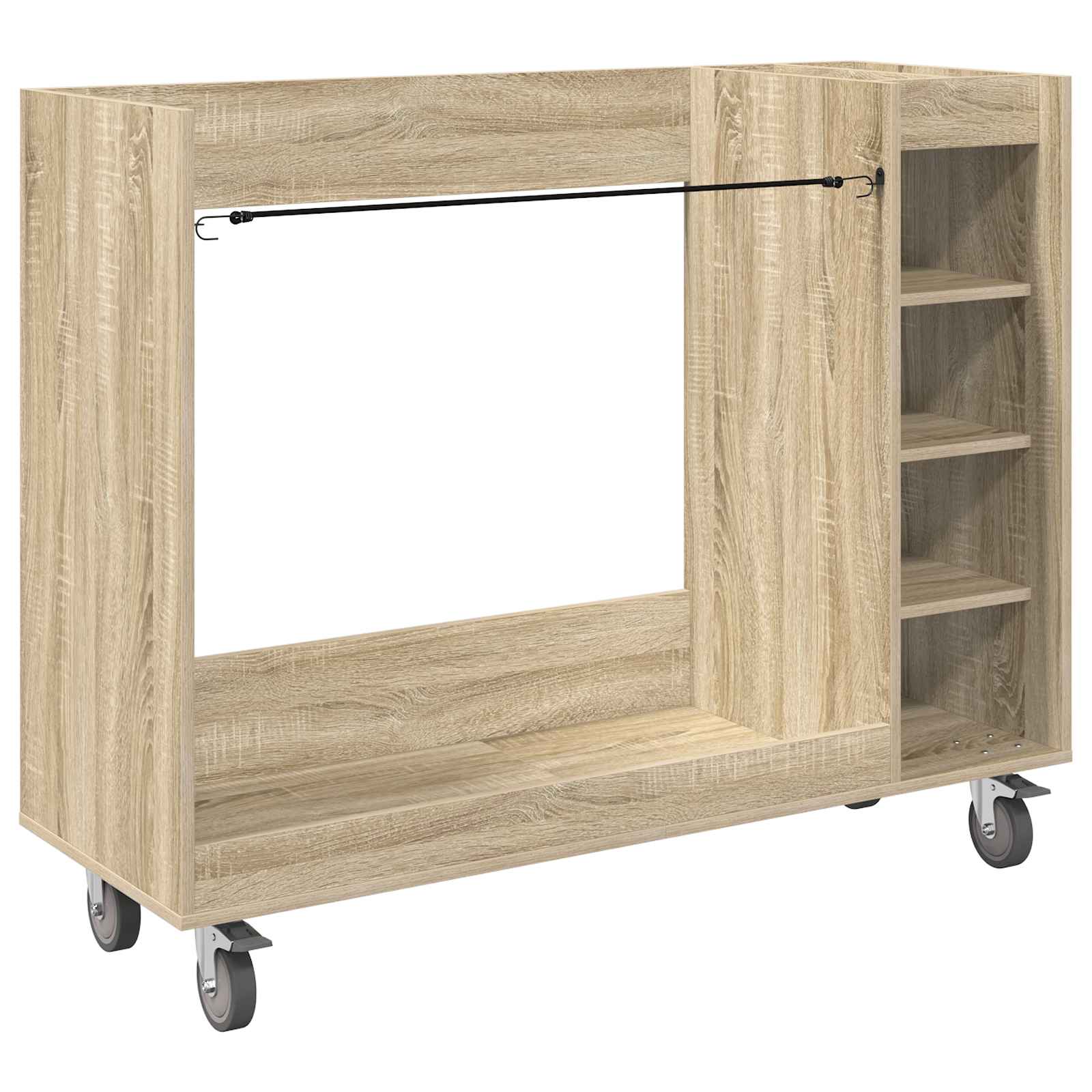 Golfikapp Sonoma tamm 120 x 45 x 98 cm Engineered Wood