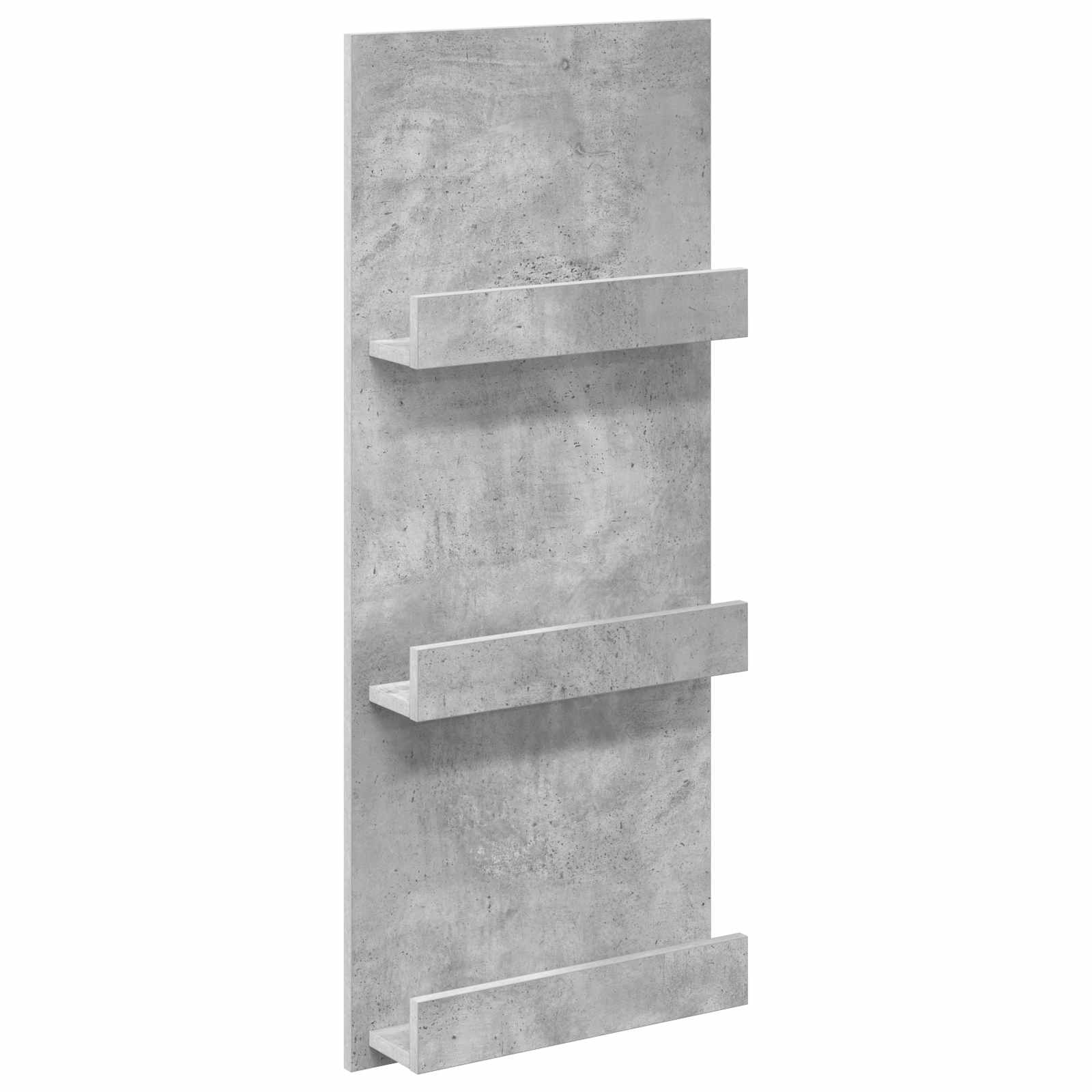 Ajakirja riiul riiuliga Betoonhall 43 x 11 x 102 cm Tehispuit