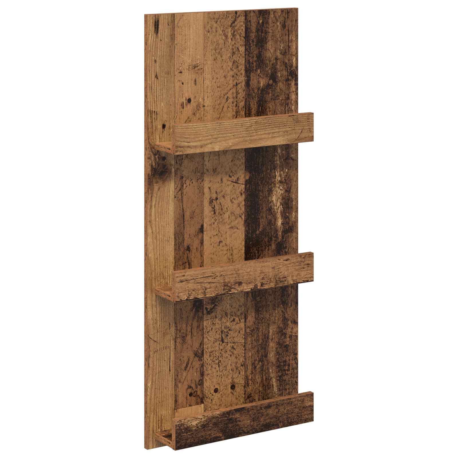 Ajakirja riiul riiuliga Vana puit 43 x 11 x 102 cm Tehispuit