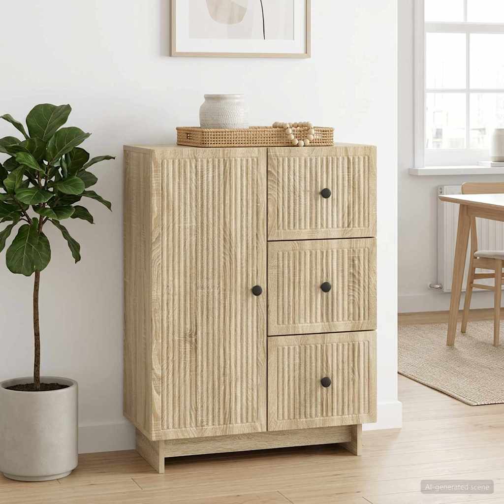 Kõide sahtliga Sonoma tamm 66 x 34,5 x 90 cm Tehispuit