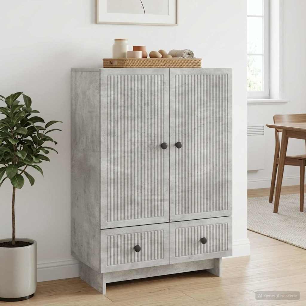 Kõide BetoonHall 66 x 34,5 x 95 cm Töödeldud puit