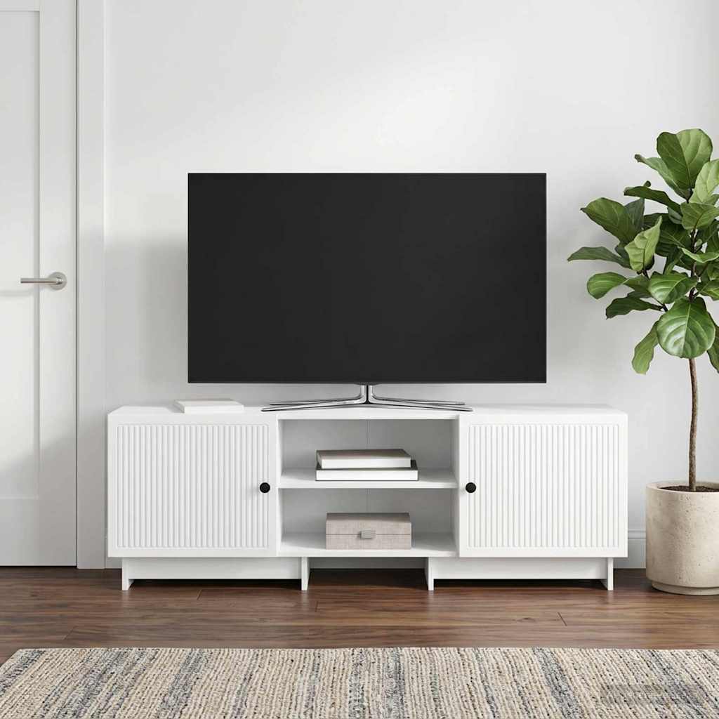 Telerikapp Valge 150 x 31 x 50 cm Töödeldud puit
