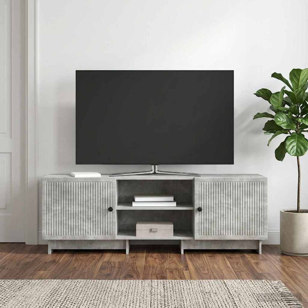 Telerikapp 150 x 31 x 50 cm Betoonhall Töödeldud puit