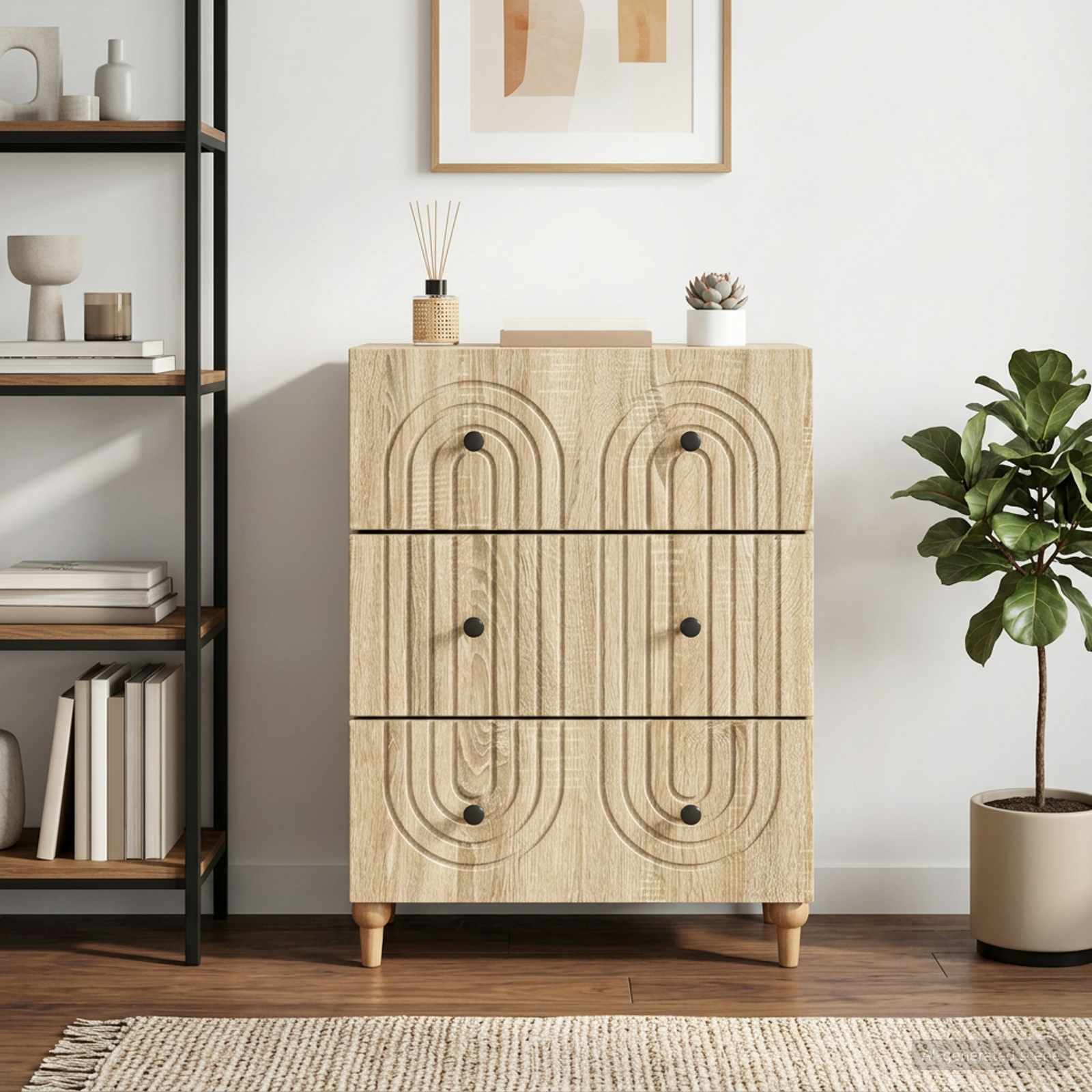 Sahtlibüroo Sonoma tamm 66 x 34,5 x 90 cm Tehispuit
