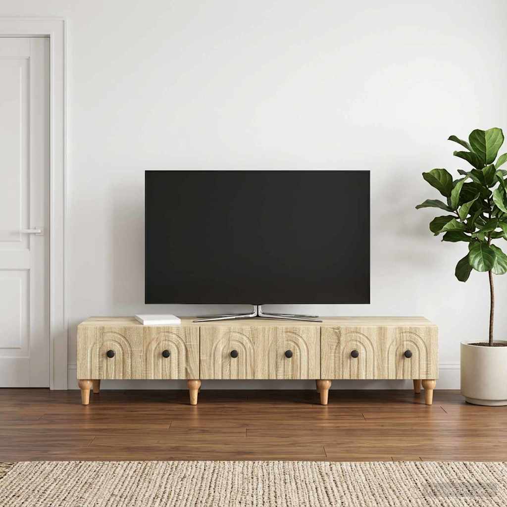 Telerikapp sahtliga Sonoma tamm 147 x 34,5 x 30 cm Tehispuit